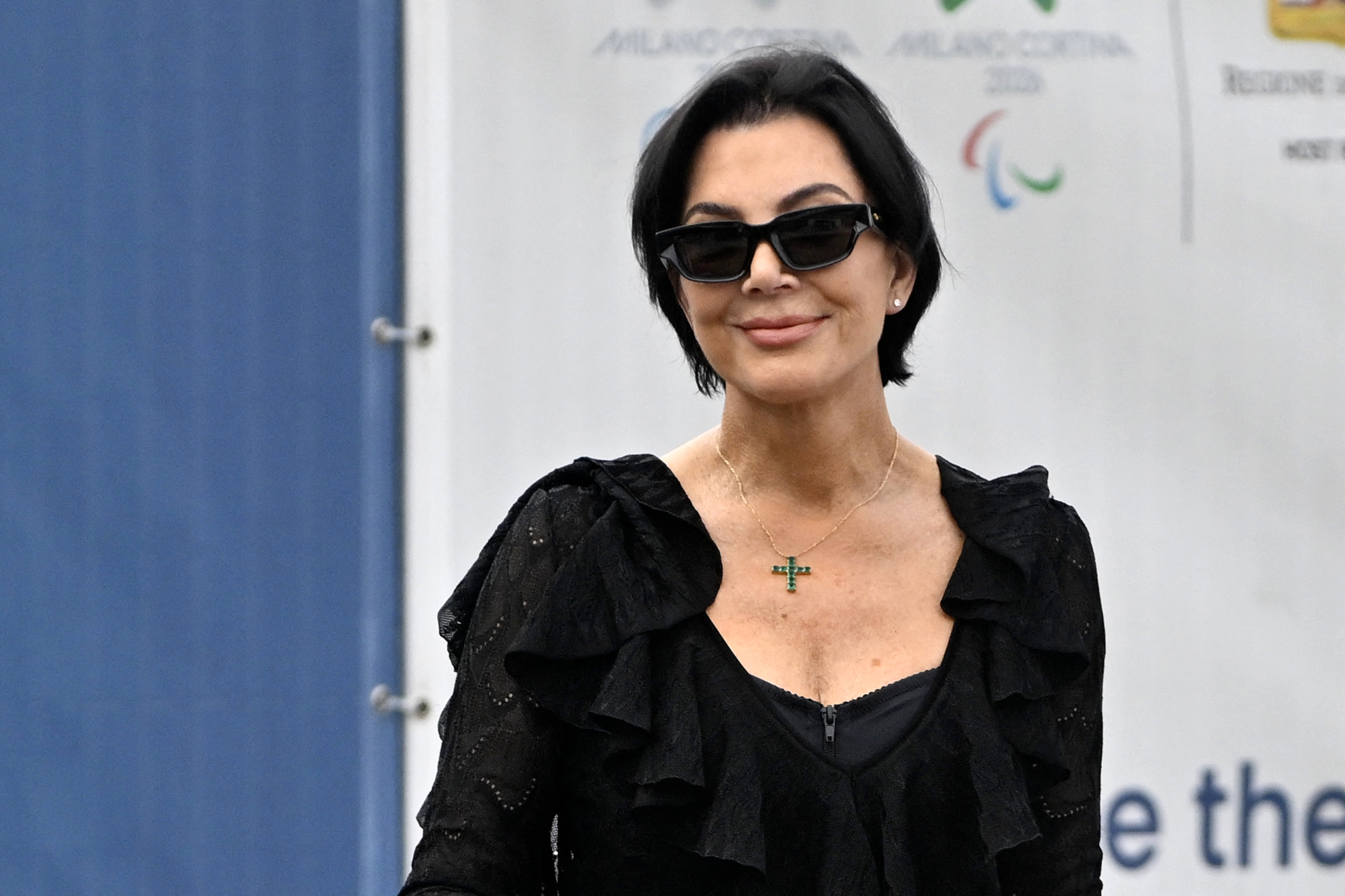Kris Jenner made it to Venice the day after her boyfriend, Corey Gamble
