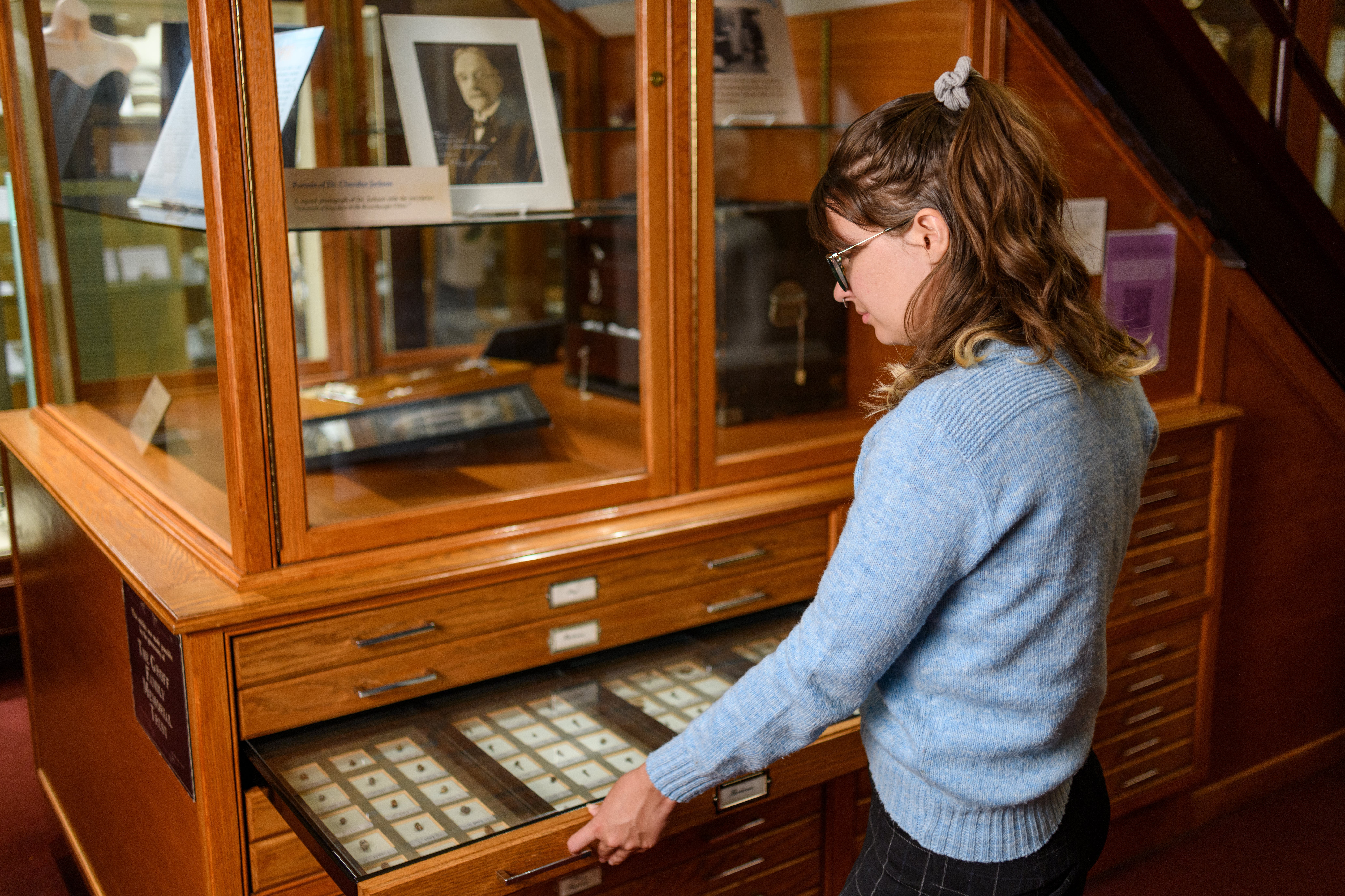 The Mutter Museum is named after Philadelphia physician Thomas Dent Mütter, who bequeathed his entire teaching collection of more than 1,700 peculiar objects and specimens to the College of Physicians of Philadelphia