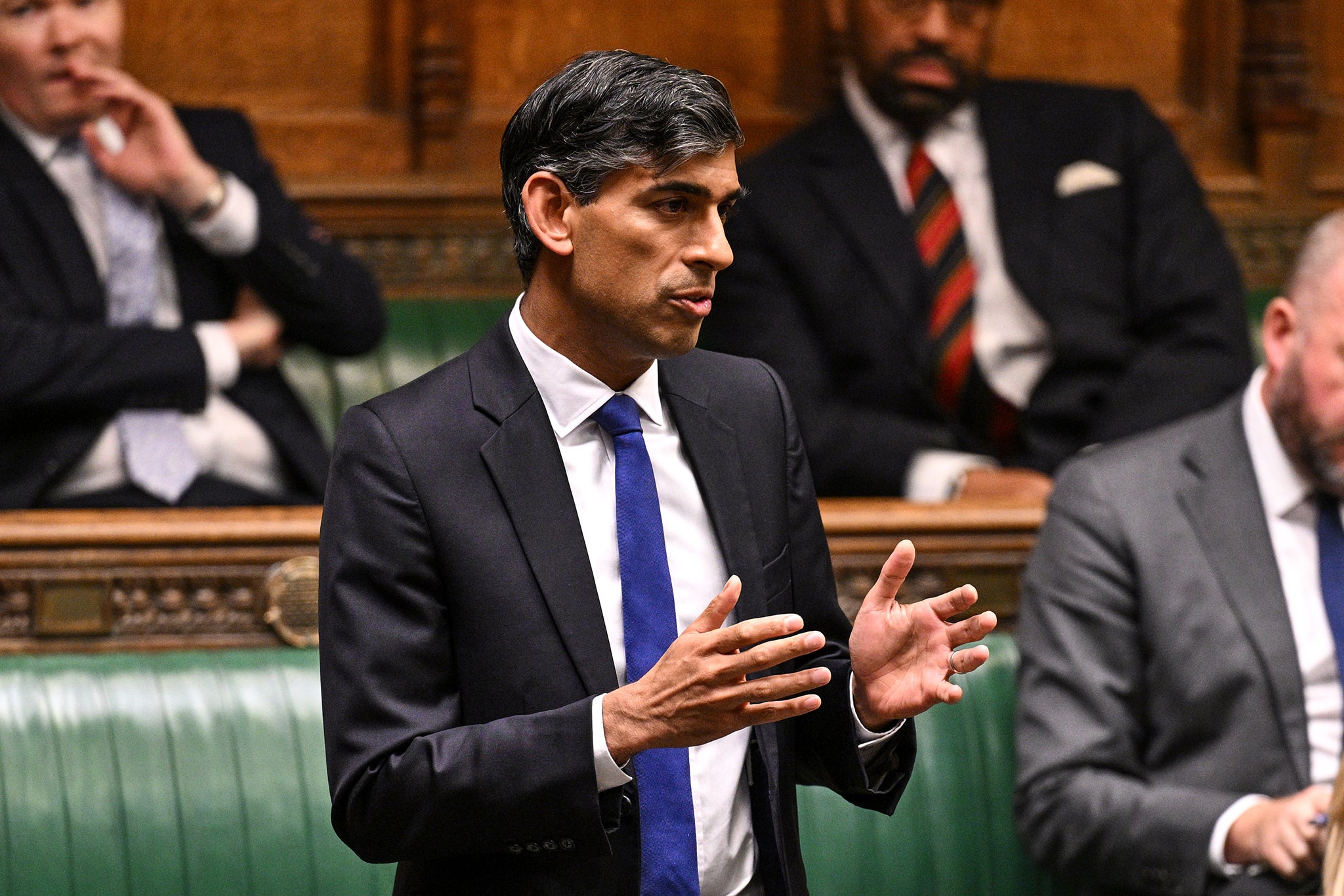 Rishi Sunak speaking in the Commons in June this year