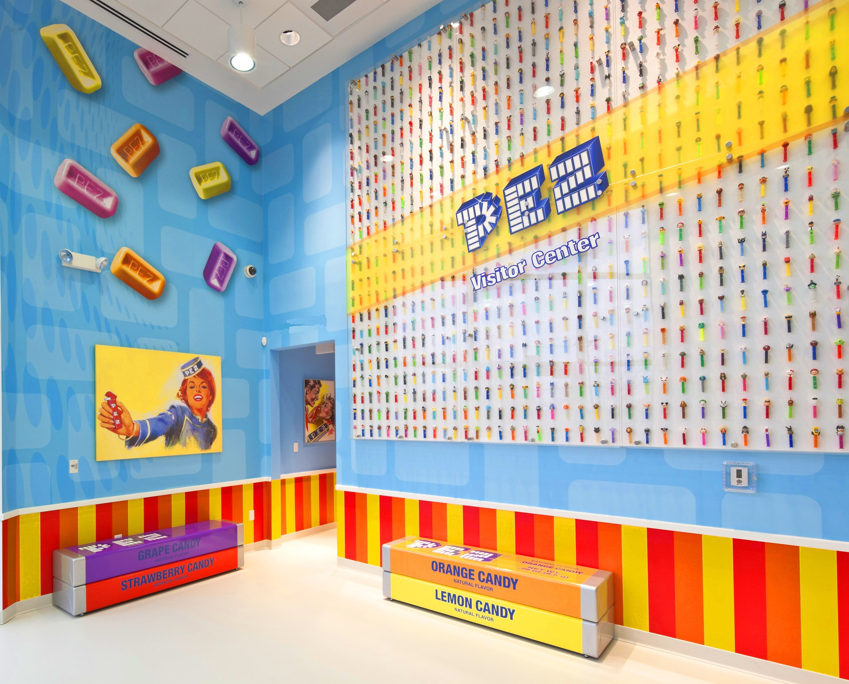 The Pez Visitor Center covers over 4,000 square feet and is 'dedicated to all things Pez'