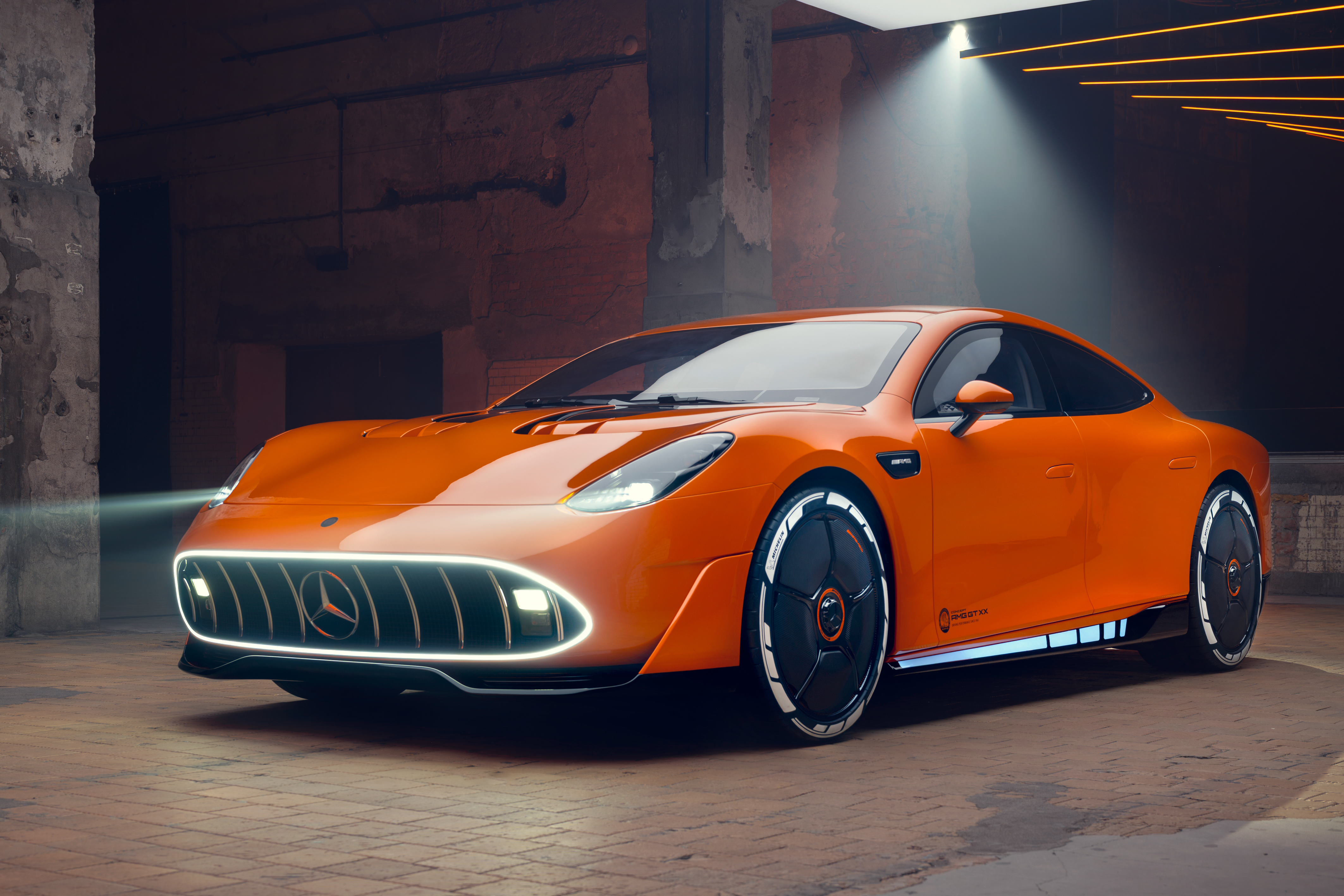 The high-performance Mercedes concept even features 3D-printed seats moulded to support your bum