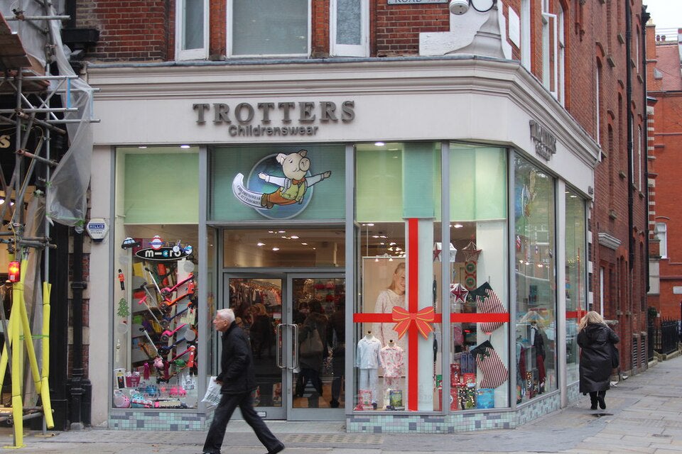 Trotters is the holy grail for middle-class parents who want to buy ‘Mummy & Me’ shoes and ‘Daddy & Me’ matching swimwear