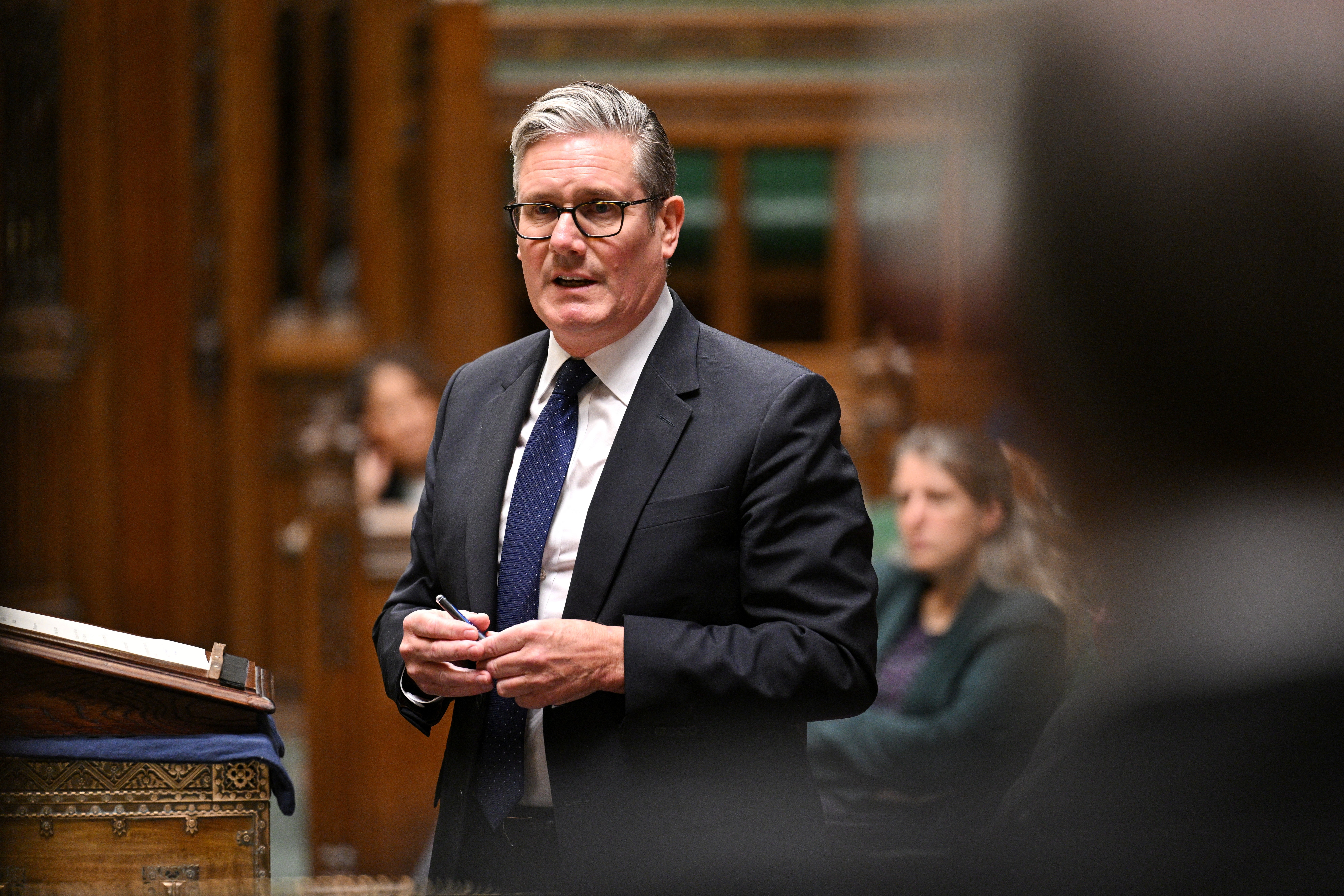 Keir Starmer in the Commons on Thursday