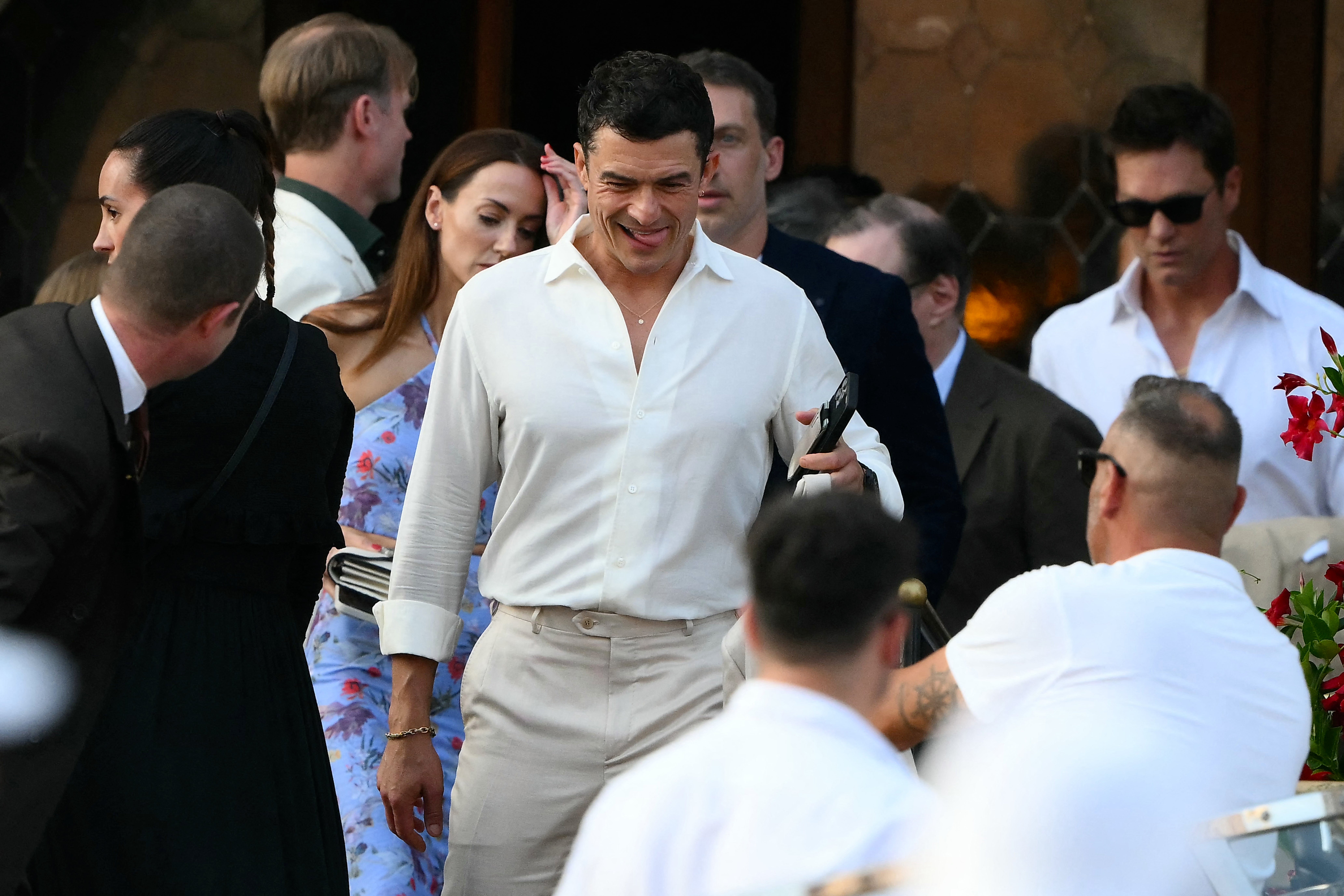 As expected, Orlando Bloom attended the event solo, amid rumors he and Katy Perry have split