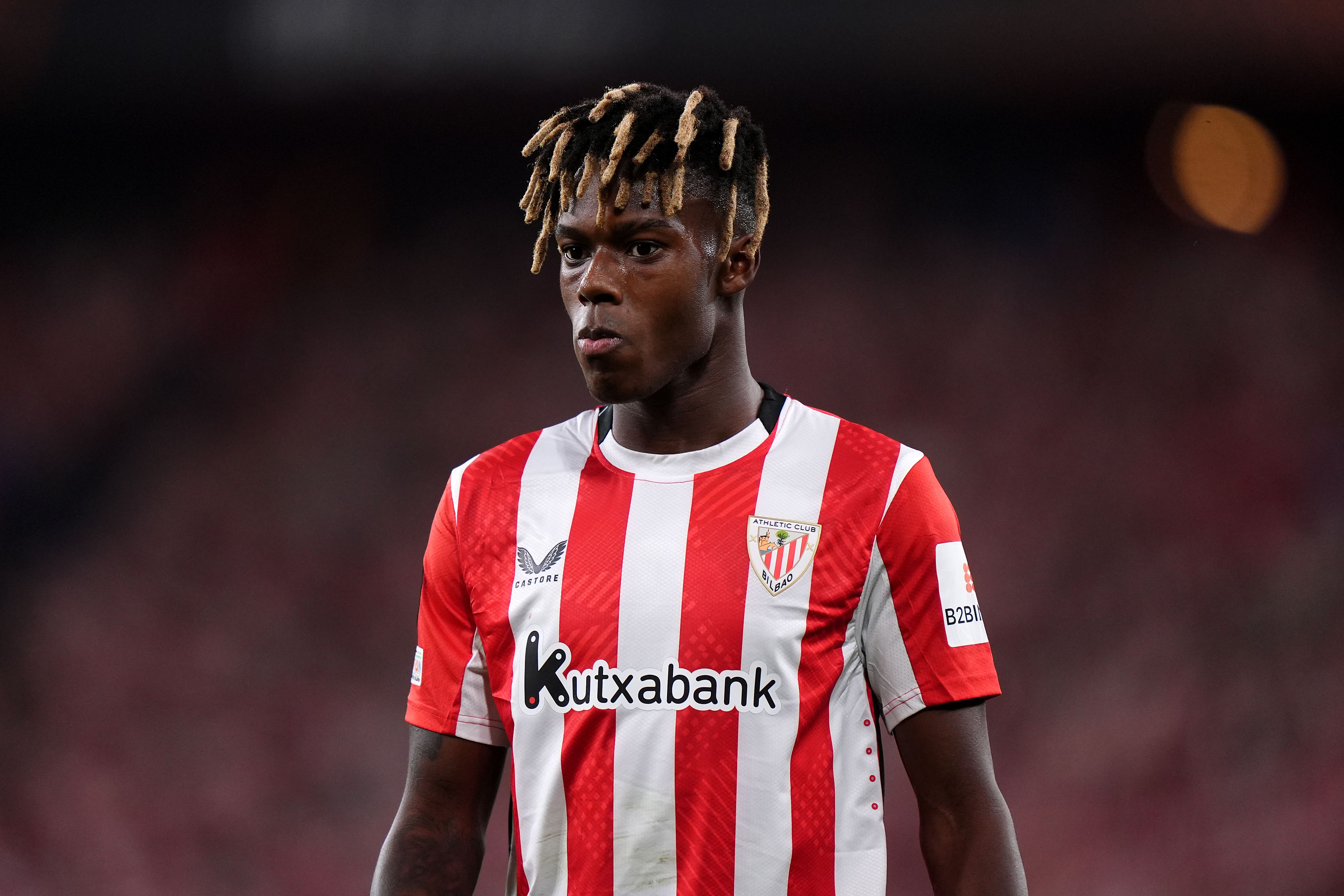 Barcelona are interested in signing Nico Williams this summer (Bradley Collyer/PA)