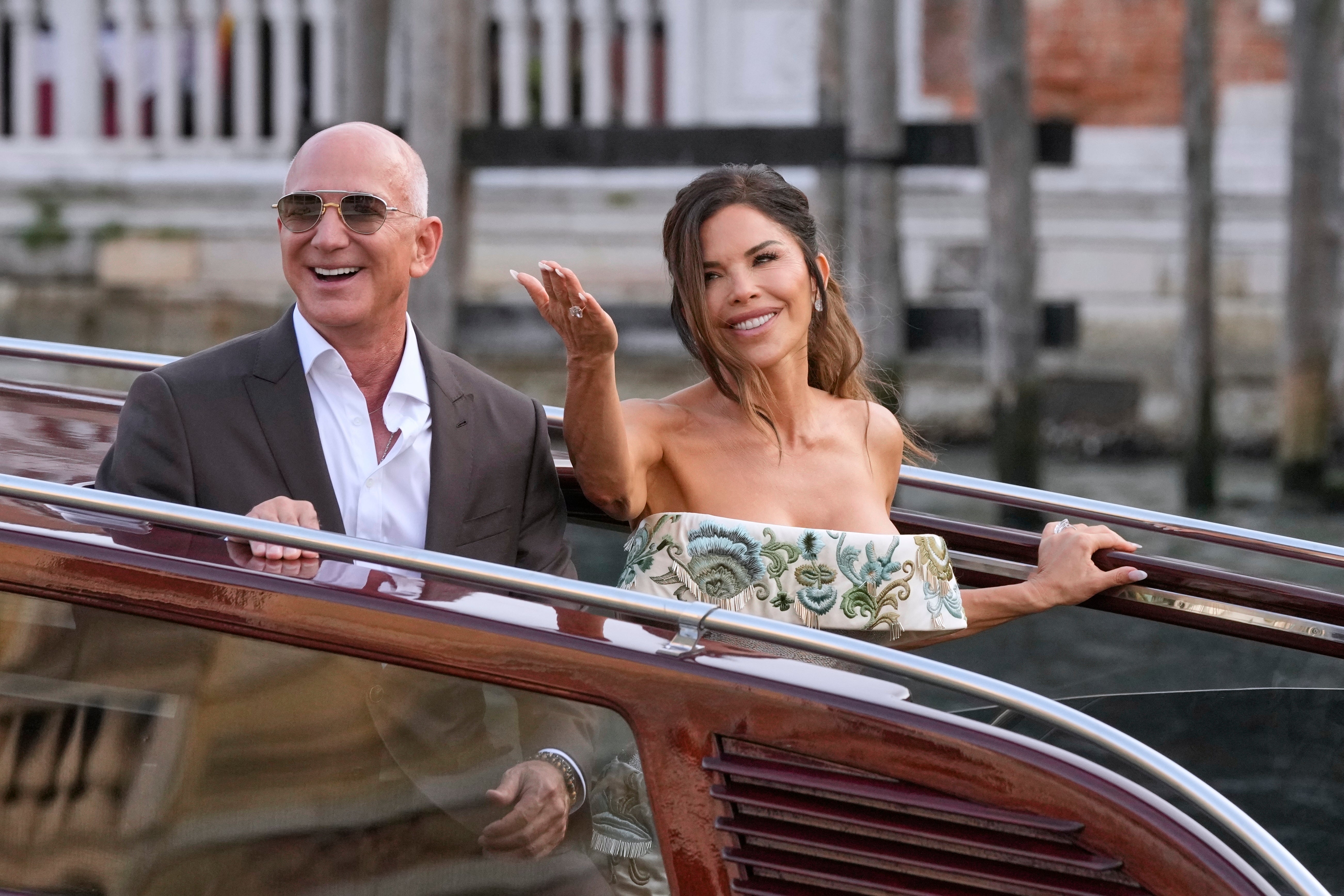 APTOPIX Italy Venice Bezos Wedding