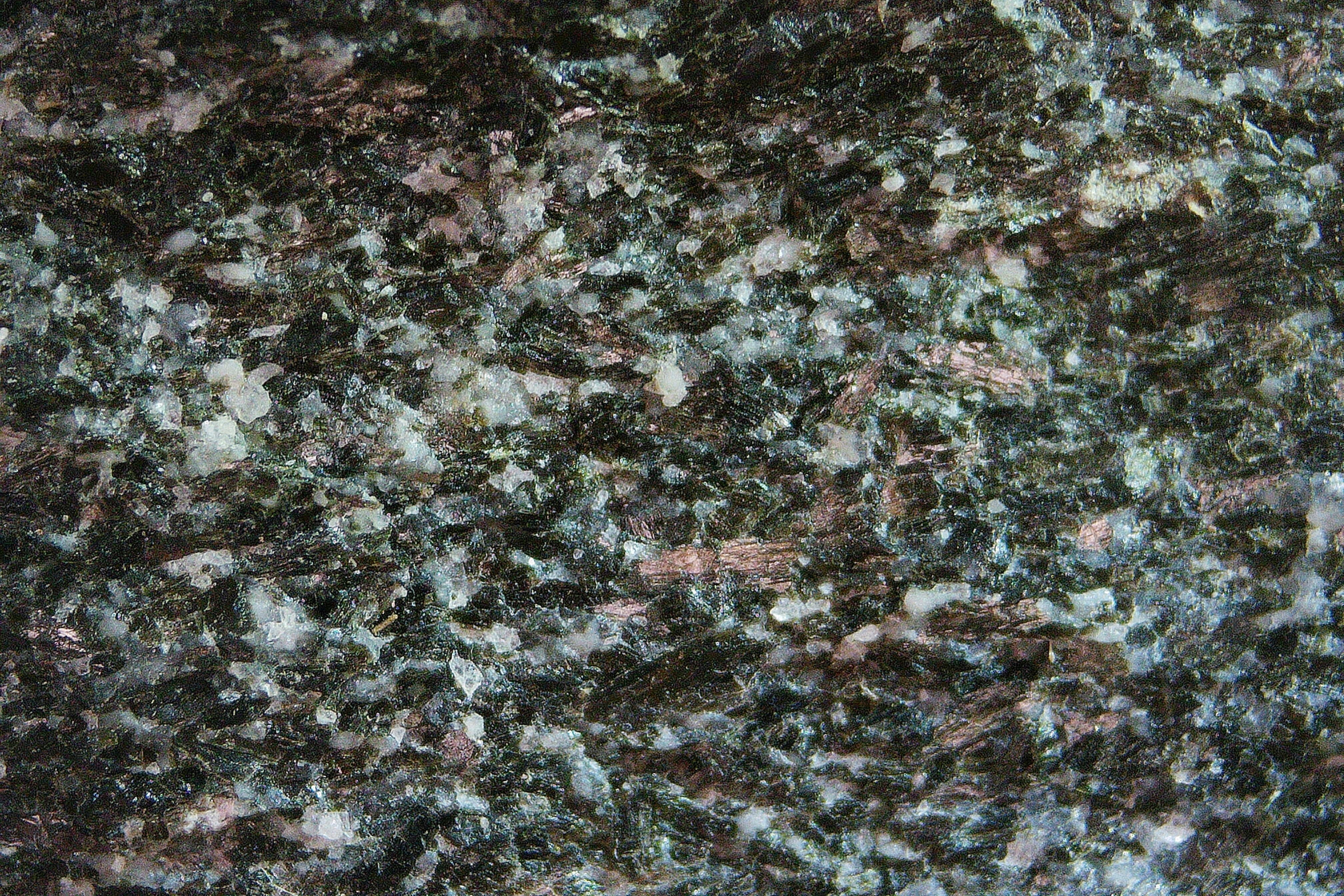 A close-up of some of the rocks in the greenstone belt