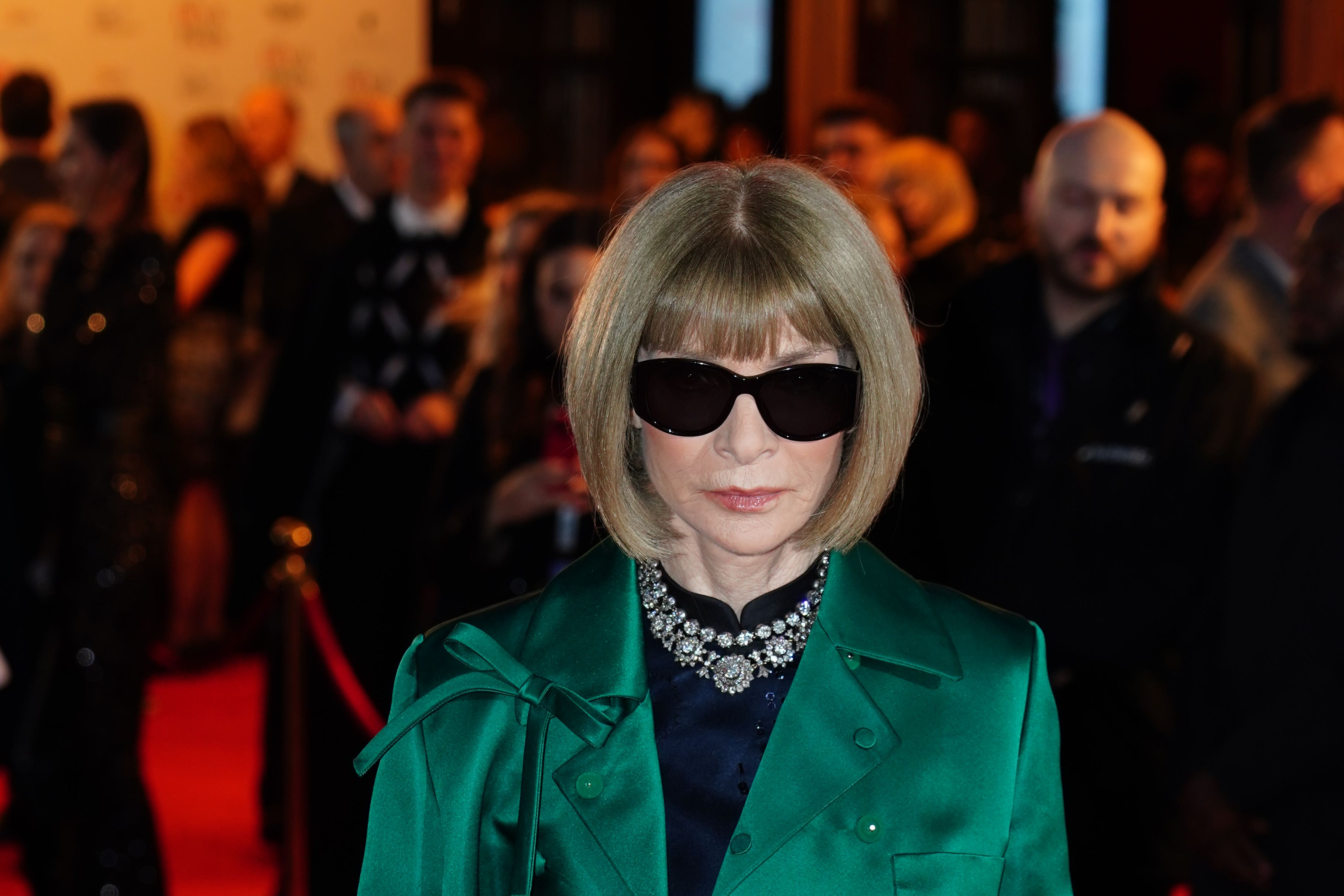 Anna Wintour announced last week that she was stepping down from her day-to-day duties at American Vogue. Her employer has now listed that job on LinkedIn.