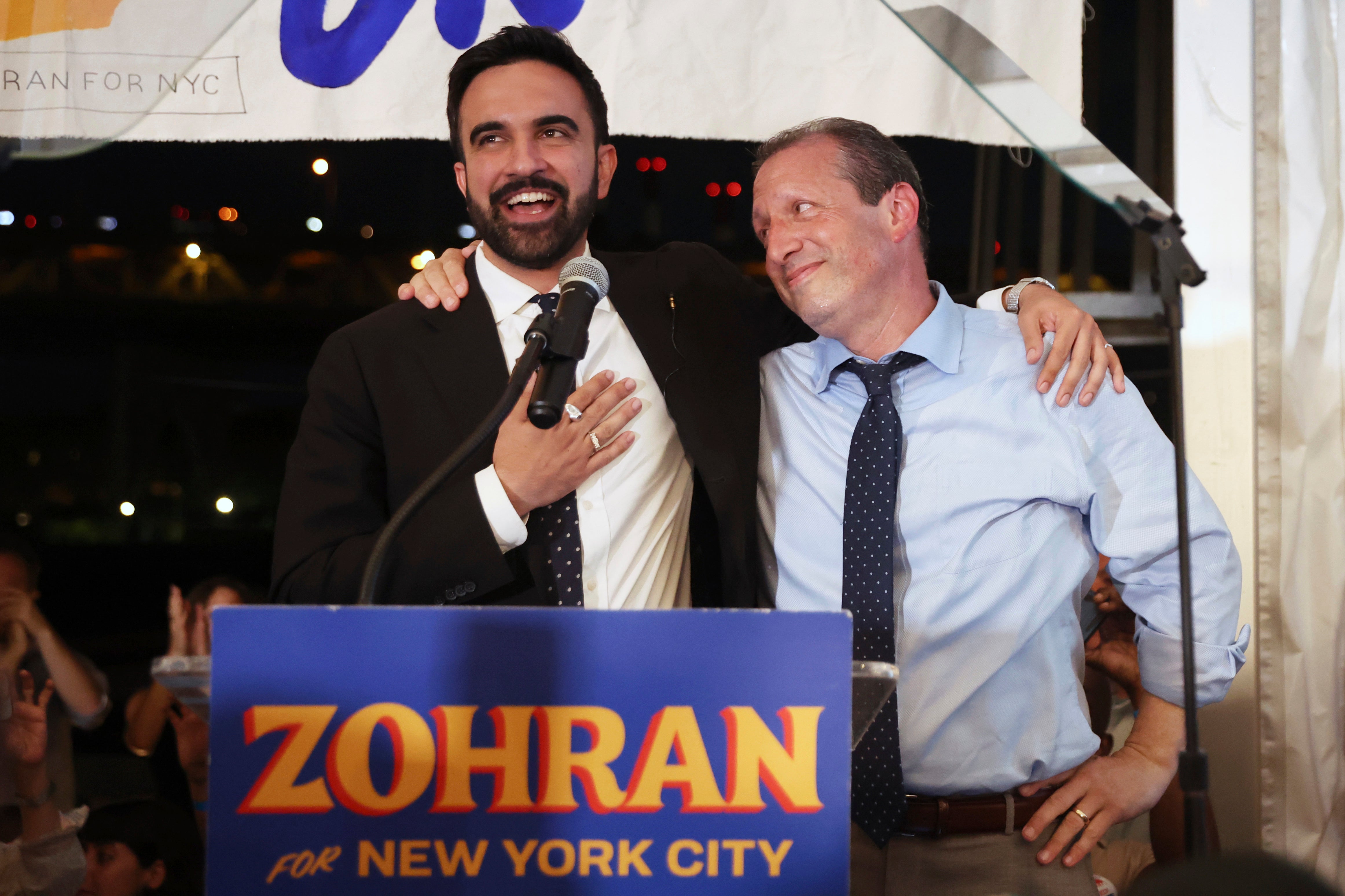 Democrats are gleaning major lessons from Mamdani, pictured with New York City comptroller Brad Lander, as the party struggles to find a vision in the aftermath of 2024 losses