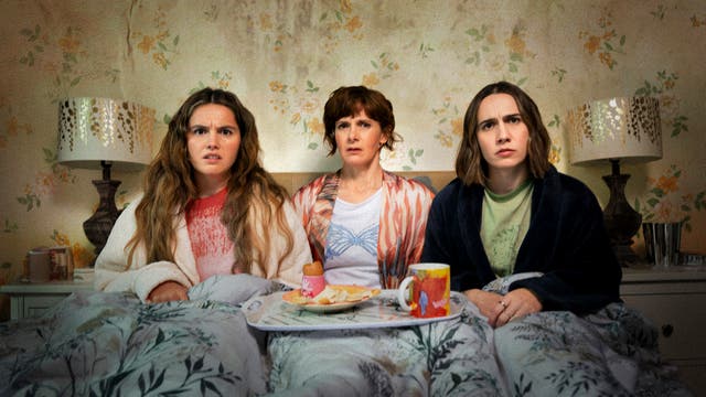<p>Lizzie Davidson, Louise Brealey and Kat Sadler in ‘Such Brave Girls’</p>