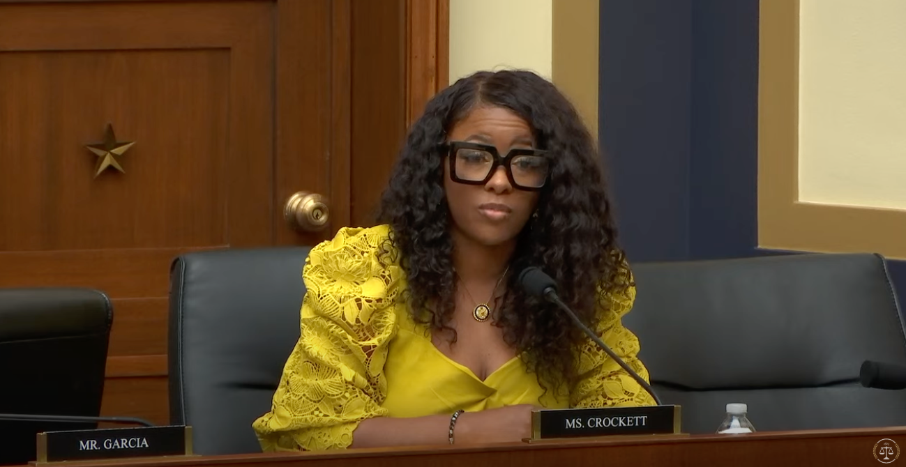 Jasmine Crockett questioned whether it was fair for the first lady to have been granted an EB-1 visa, reserved for those with extraordinary abilities