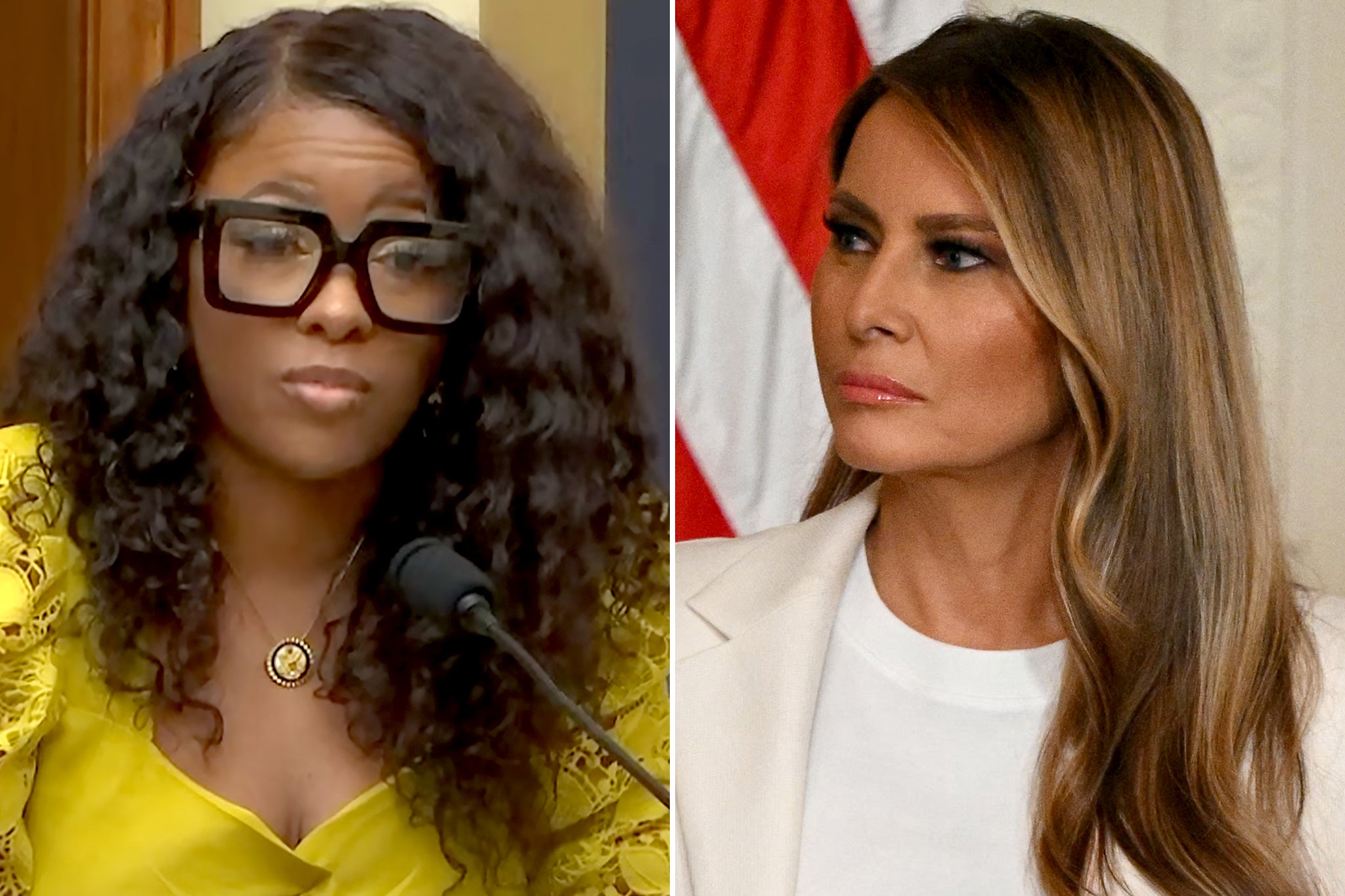 Jasmine Crockett fumes over Melania’s ‘Einstein visa’ and shreds the first lady’s modeling career
