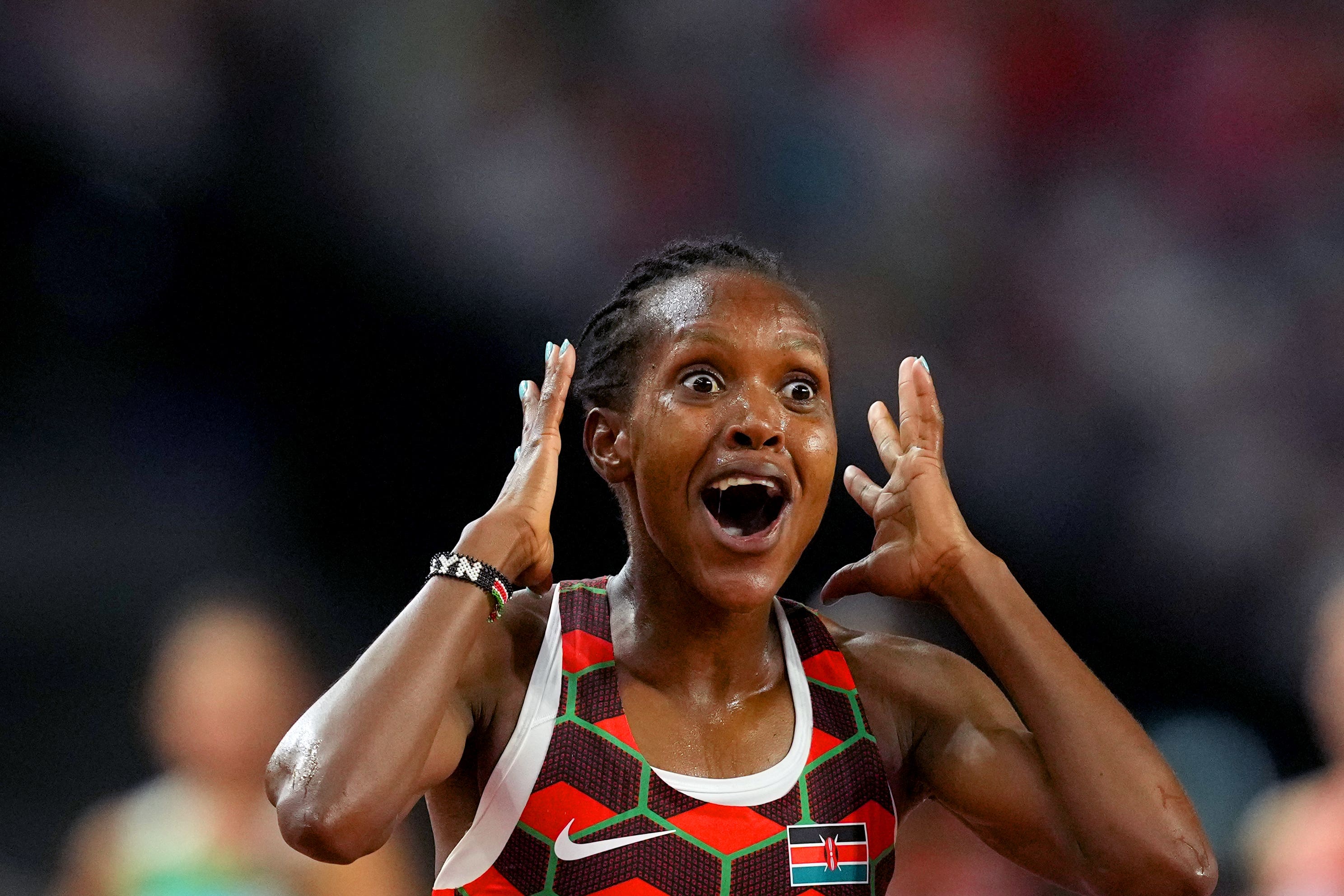 Kenya’s Faith Kipyegon expects records to keep tumbling (Martin Rickett/PA)