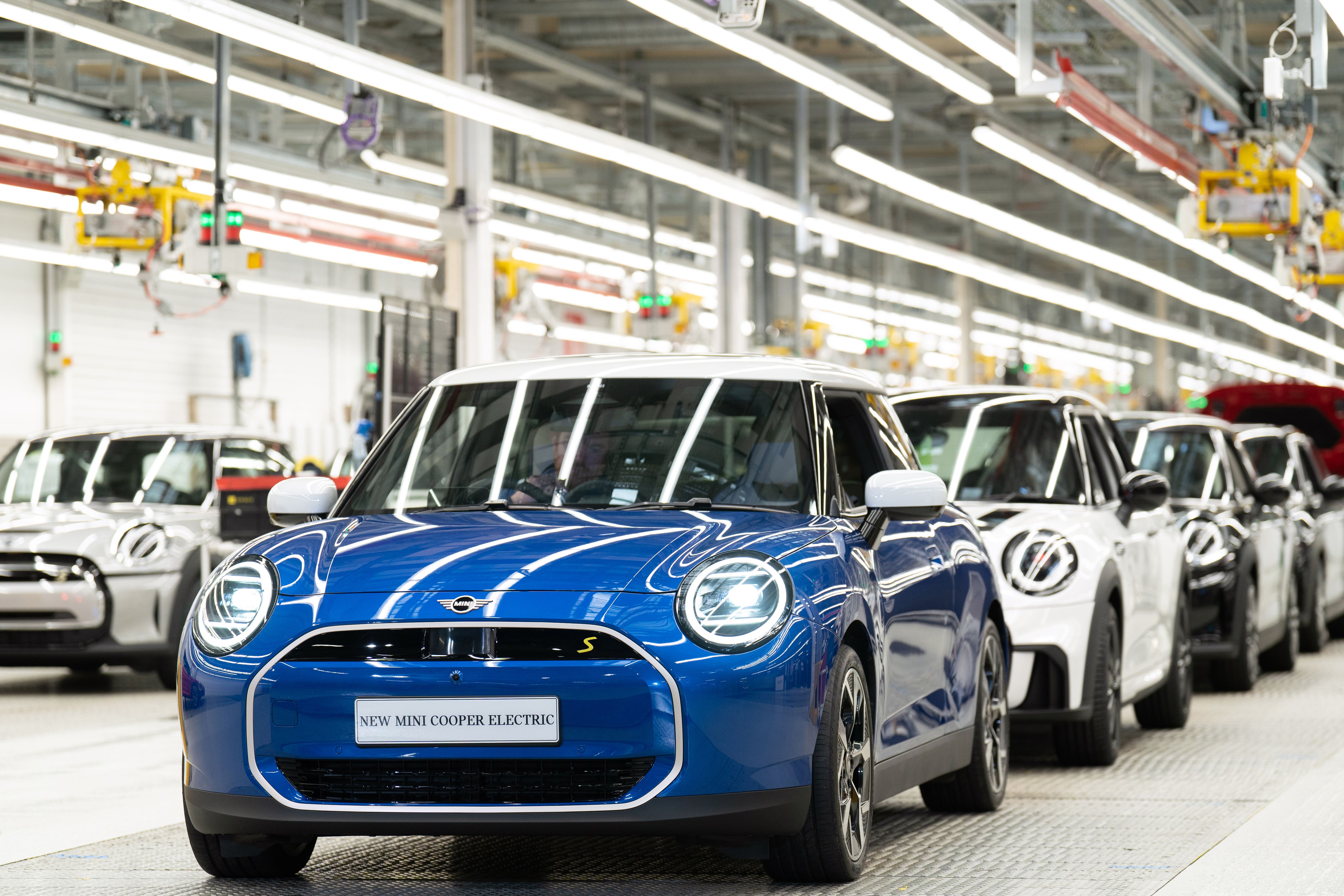 The SMMT said car and commercial vehicle production was down by a third in May compared to the same time a year ago (PA)