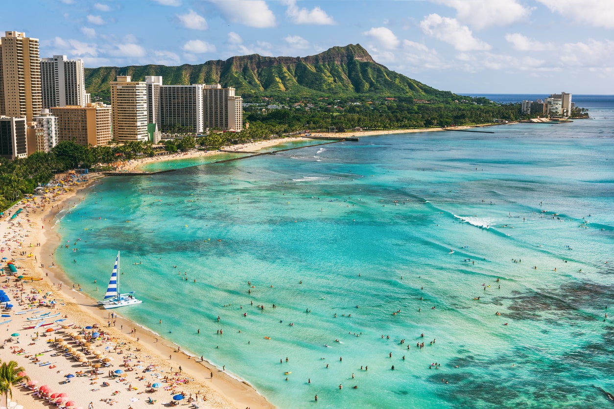 Waikiki Beach is one of Hawaii’s most popular beaches