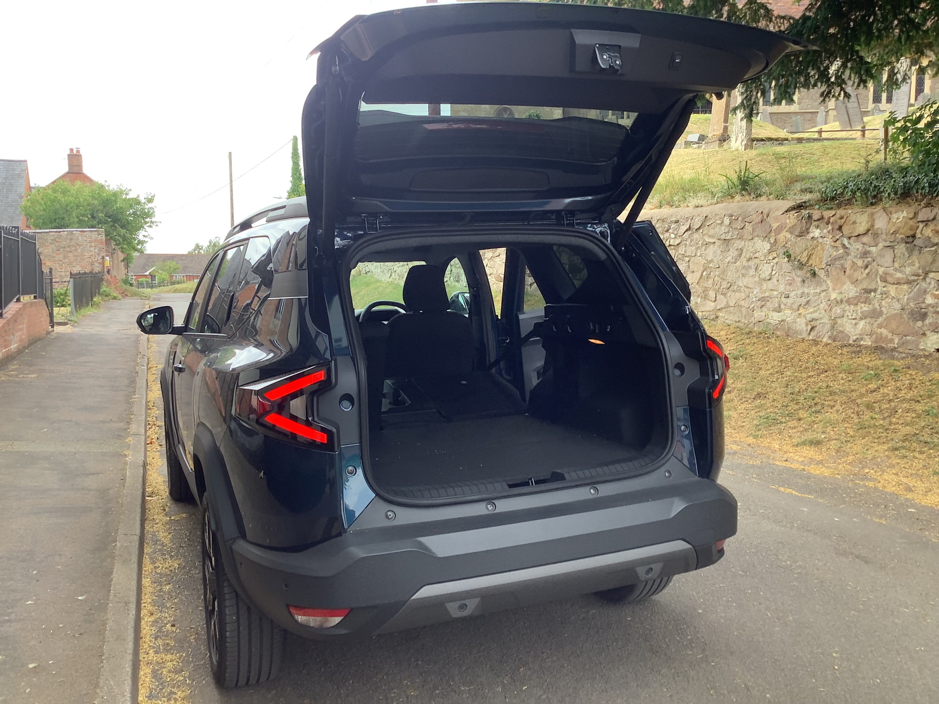 Big boot: Handy little levers turn passenger seats into space with ease