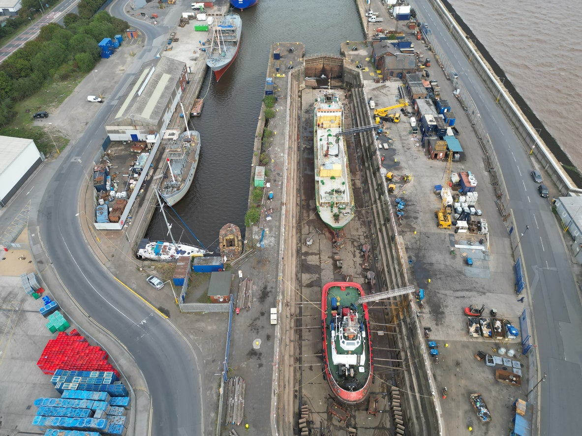The Albert Dock old fishing port in Kingston upon Hull