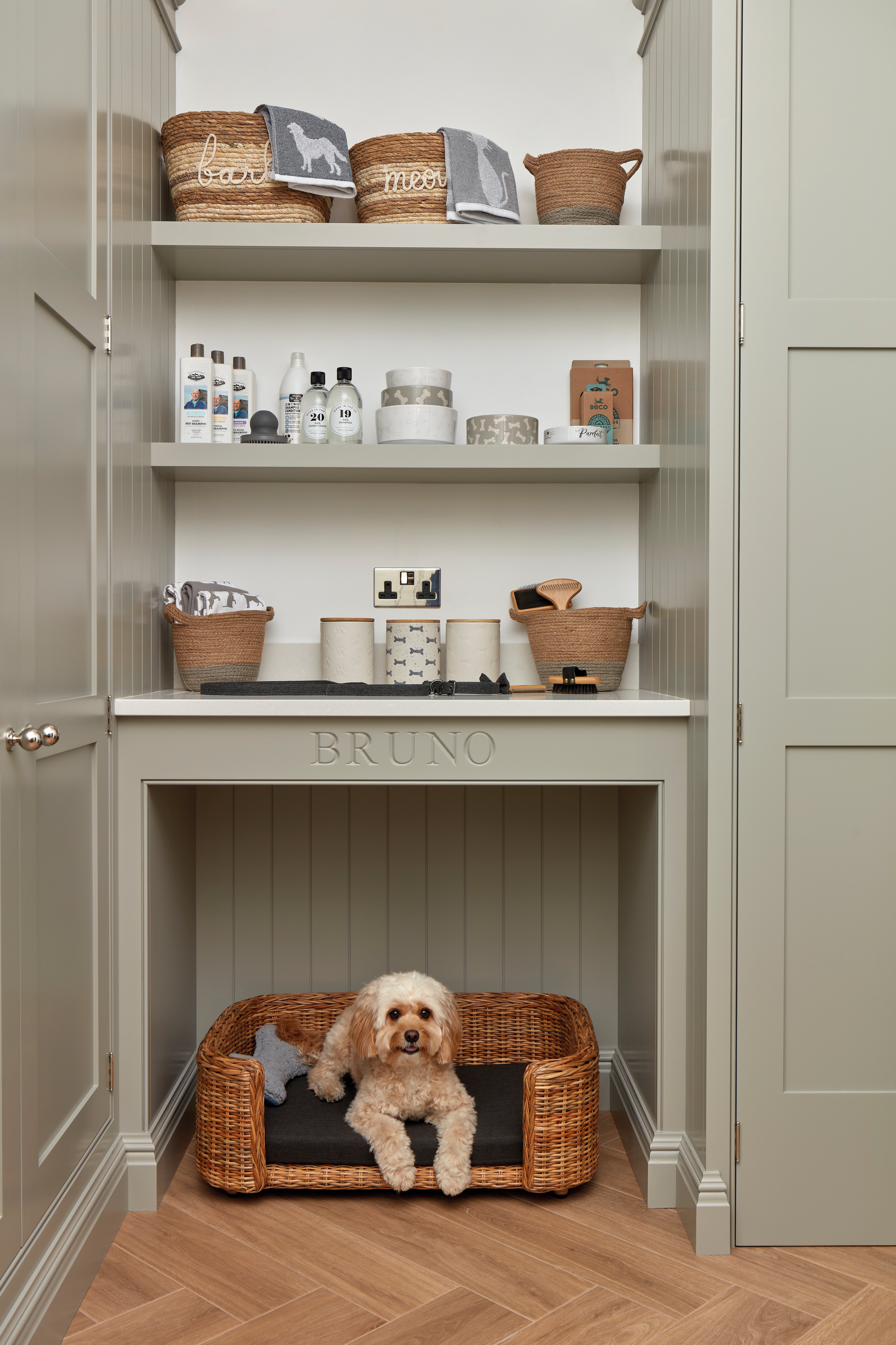 Pet-friendly paint is available that’s easy to wipe clean without damaging the colour