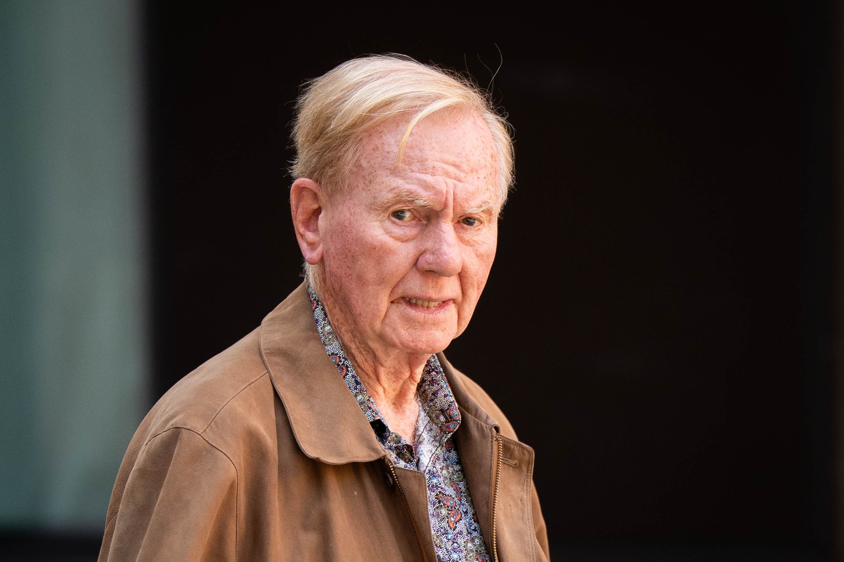 Former Nasa scientist John Burford leaves Westminster Magistrates’ Court (James Manning/PA)