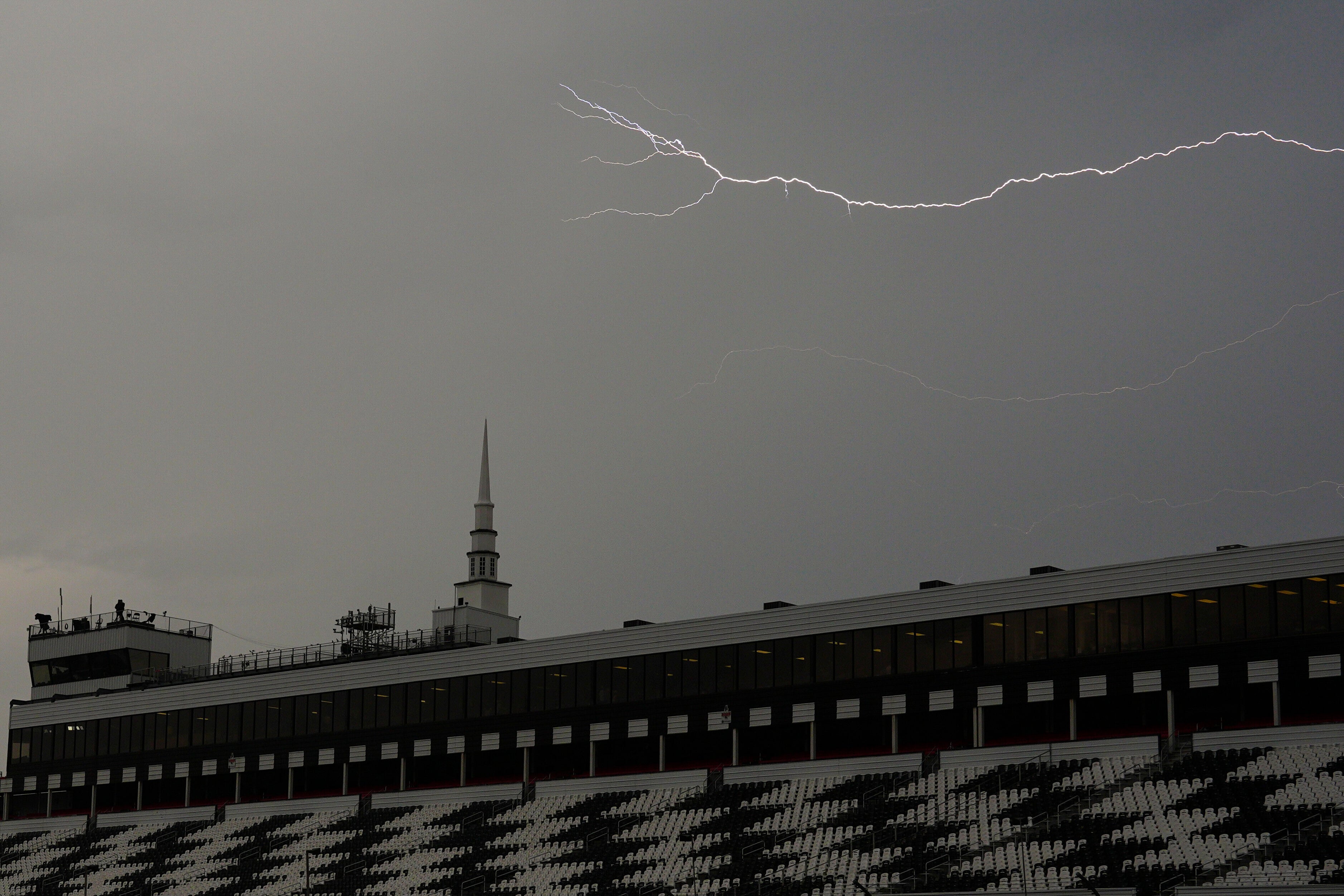 There is no safe place outside when thunderstorms that can produce lightning like this are in the area. Head inside and stay indoors for 30 minutes after the last rumble of thunder or flash of lightning.
