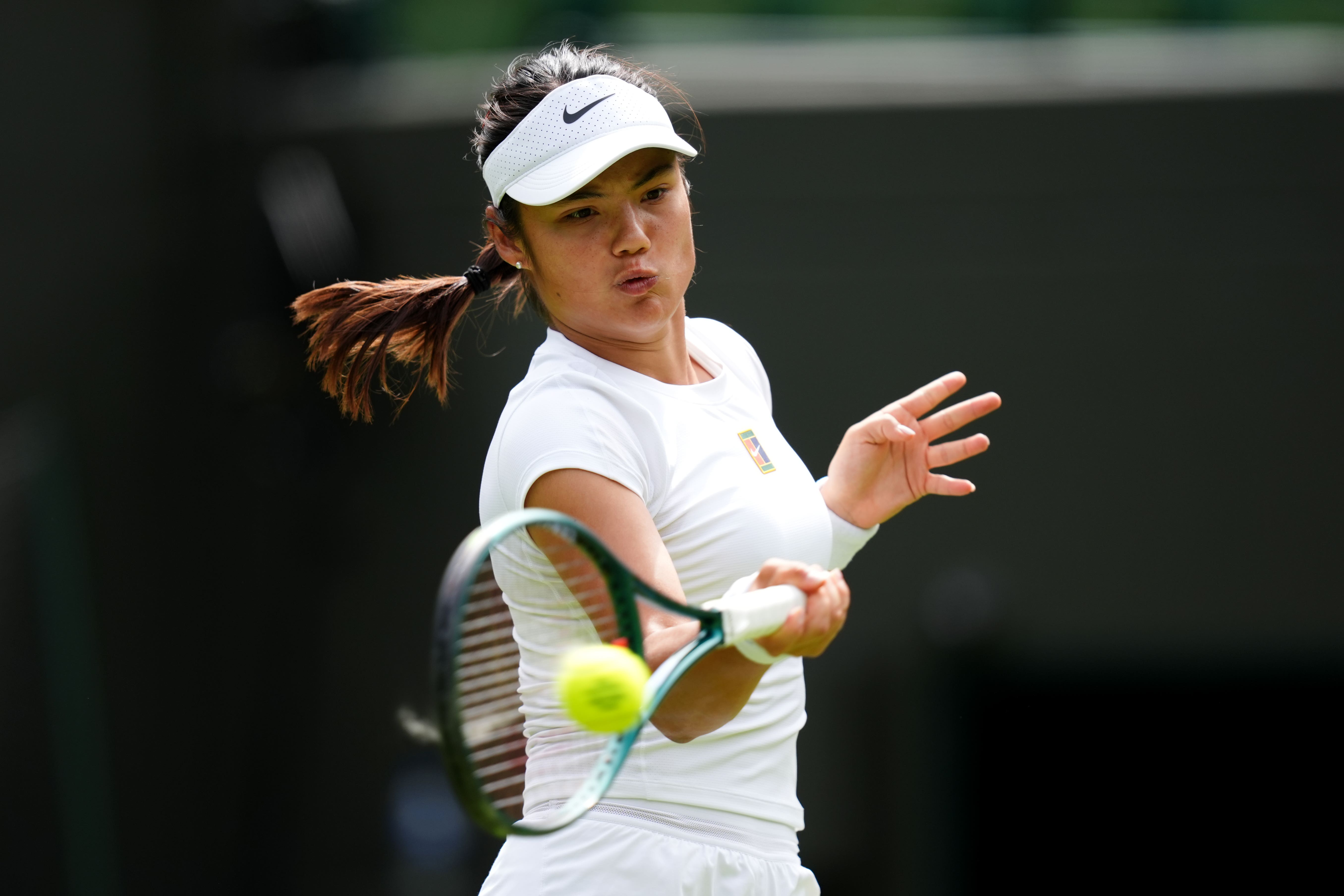 Mimi Xu will take on fellow Briton Emma Raducanu in the first round of Wimbledon (John Walton/PA)
