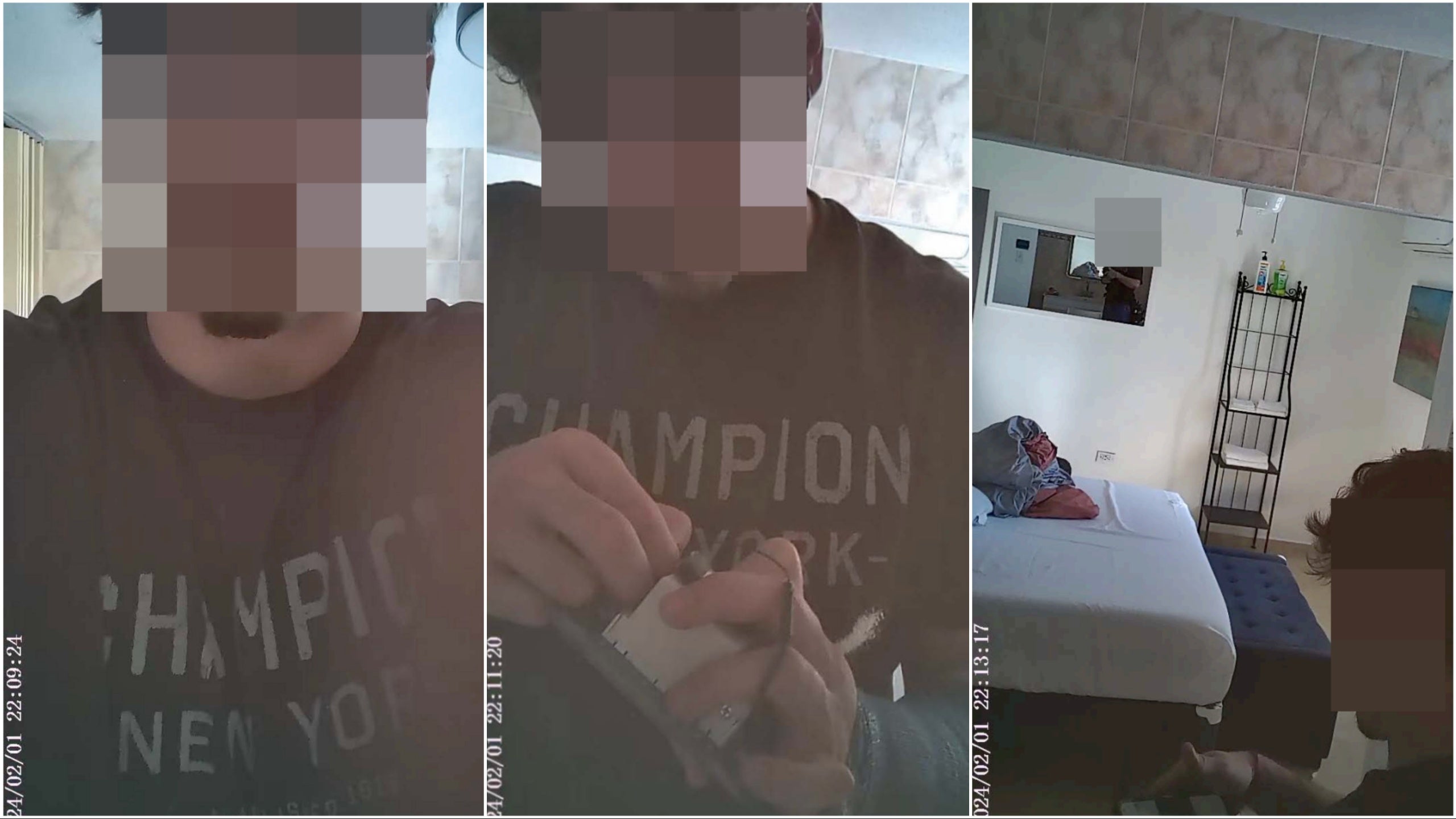 A review of the earliest files on an SD found in one of the hidden cameras in a Puerto Rico Airbnb showed the host installing the device, according to a lawsuit by a family who claims they were spied on during intimate moments