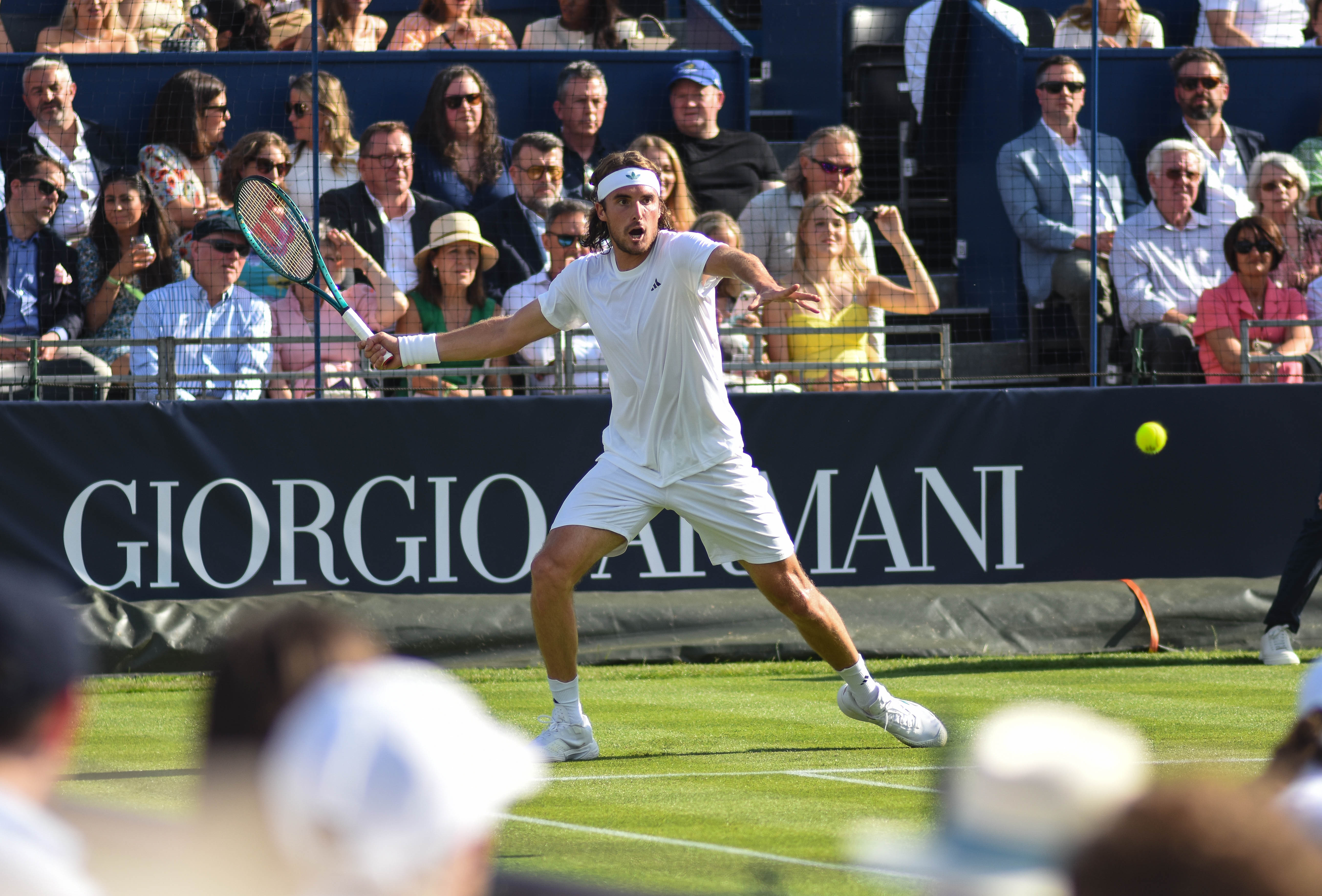 Stefanos Tsitsipas is looking to find some form on the grass after a difficult season