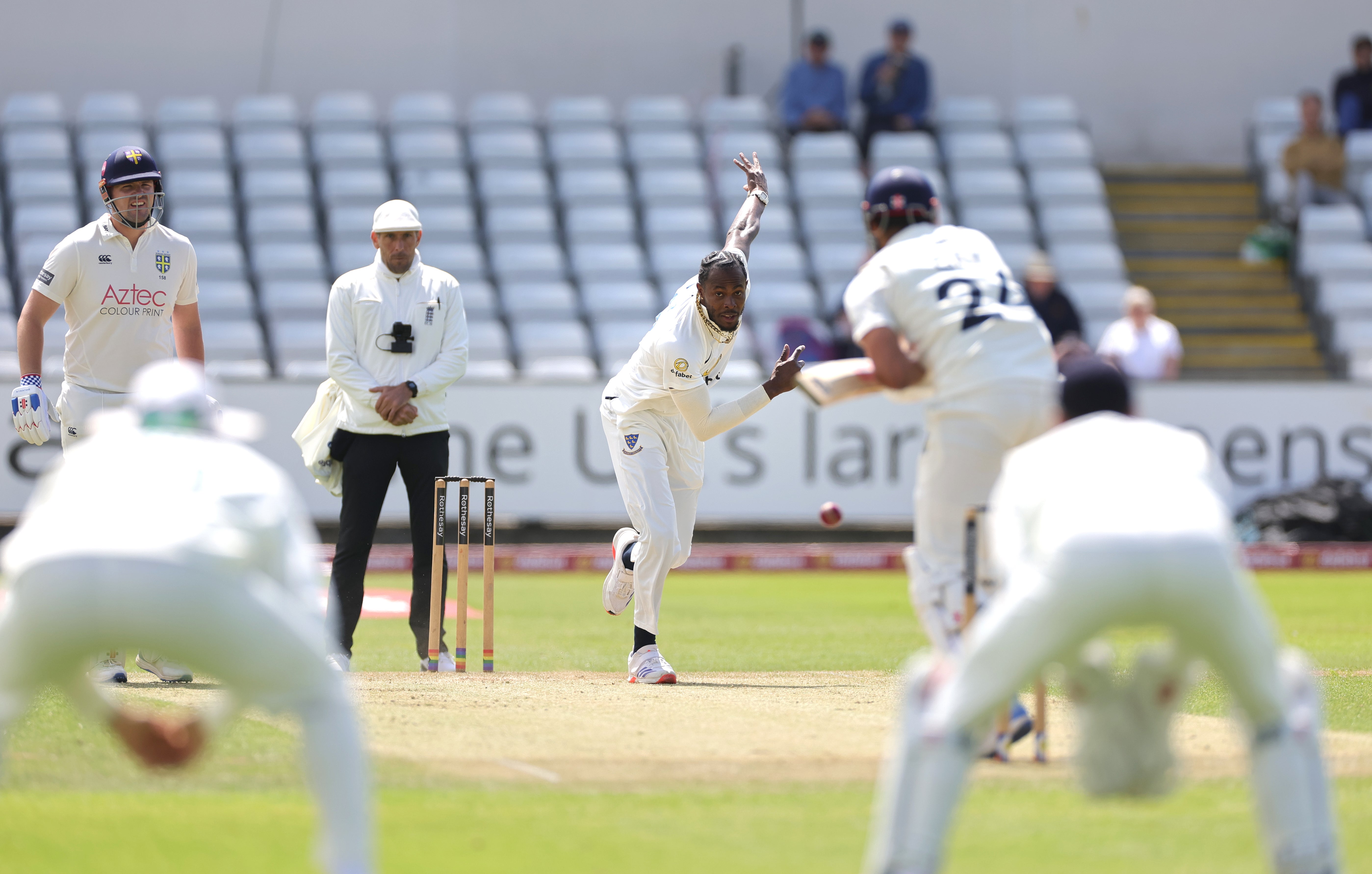 Jofra Archer made his first-class return for Sussex at Durham last week