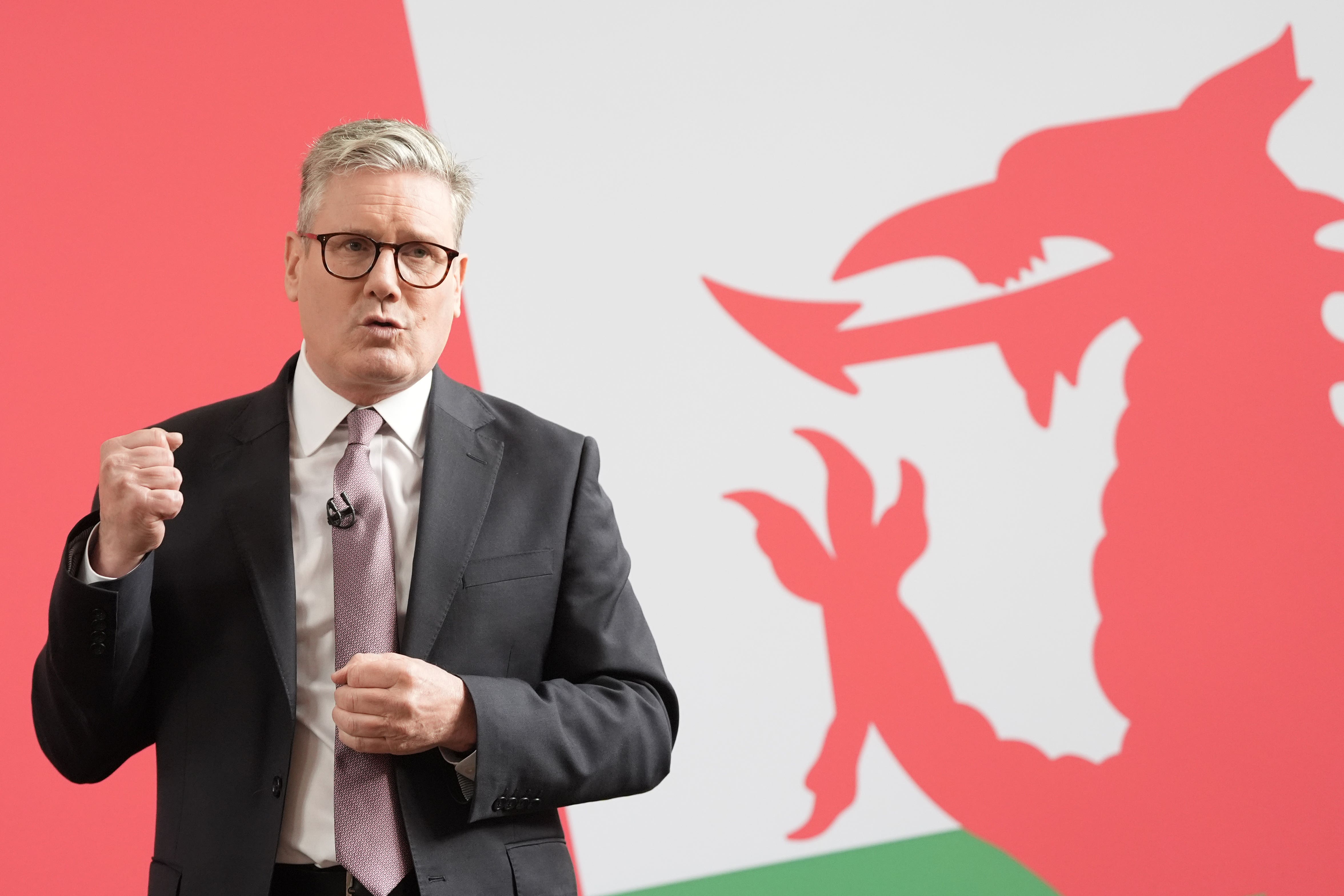 Prime Minister Sir Keir Starmer will give a speech to the Welsh Labour conference in Llandudno (Stefan Rousseau/PA)