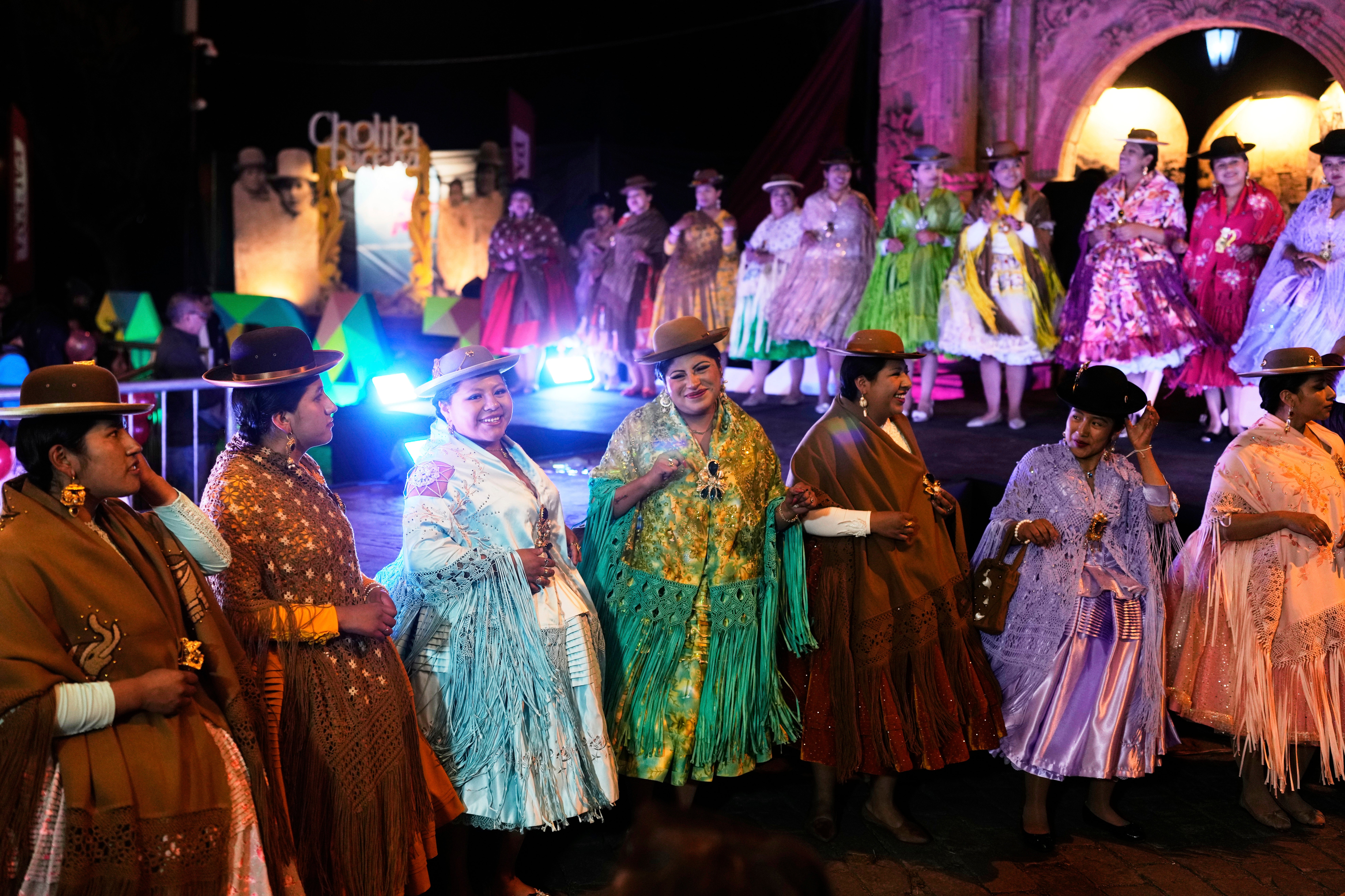 APTOPIX Bolivia Miss Cholita