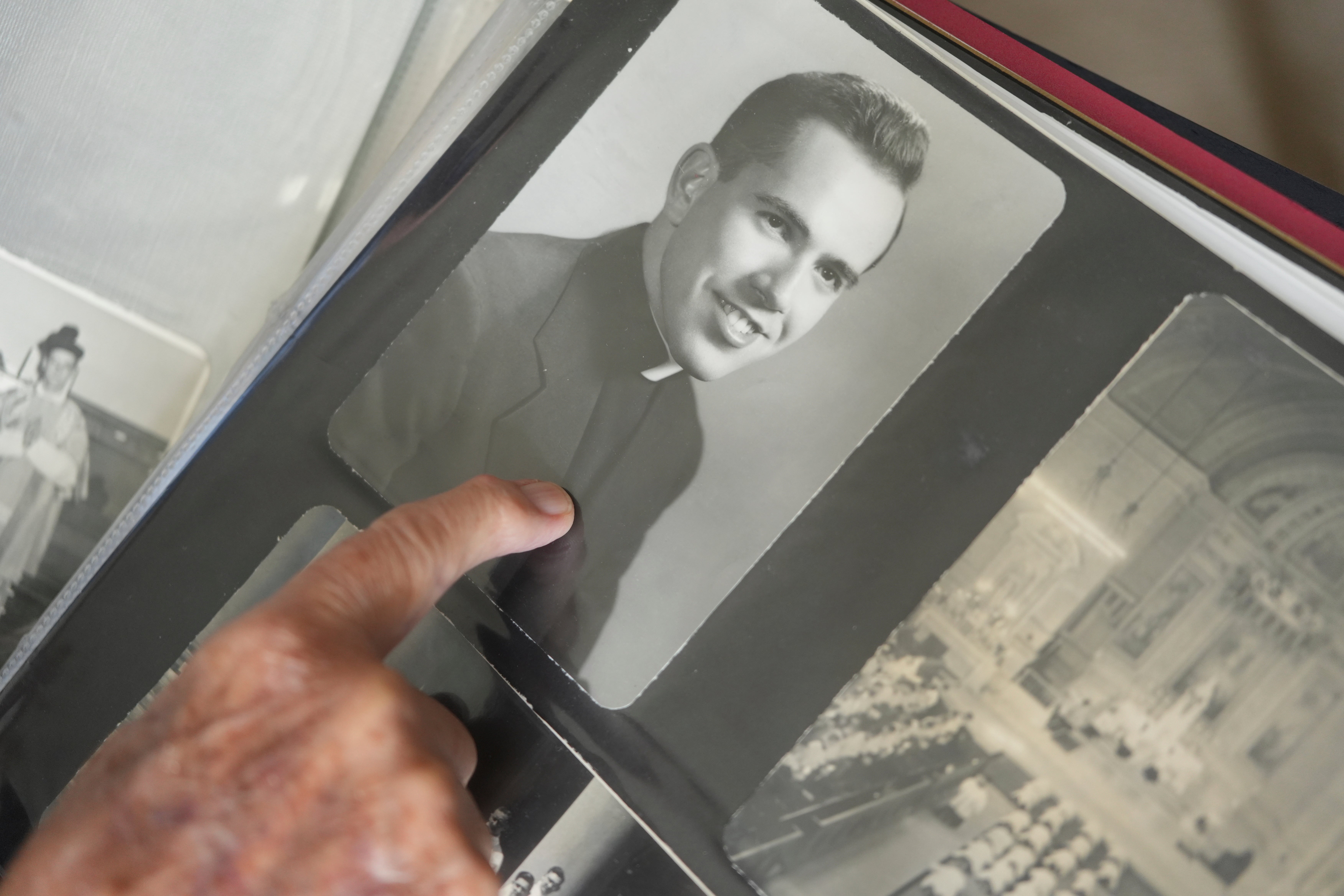 James Kelly as a young priest