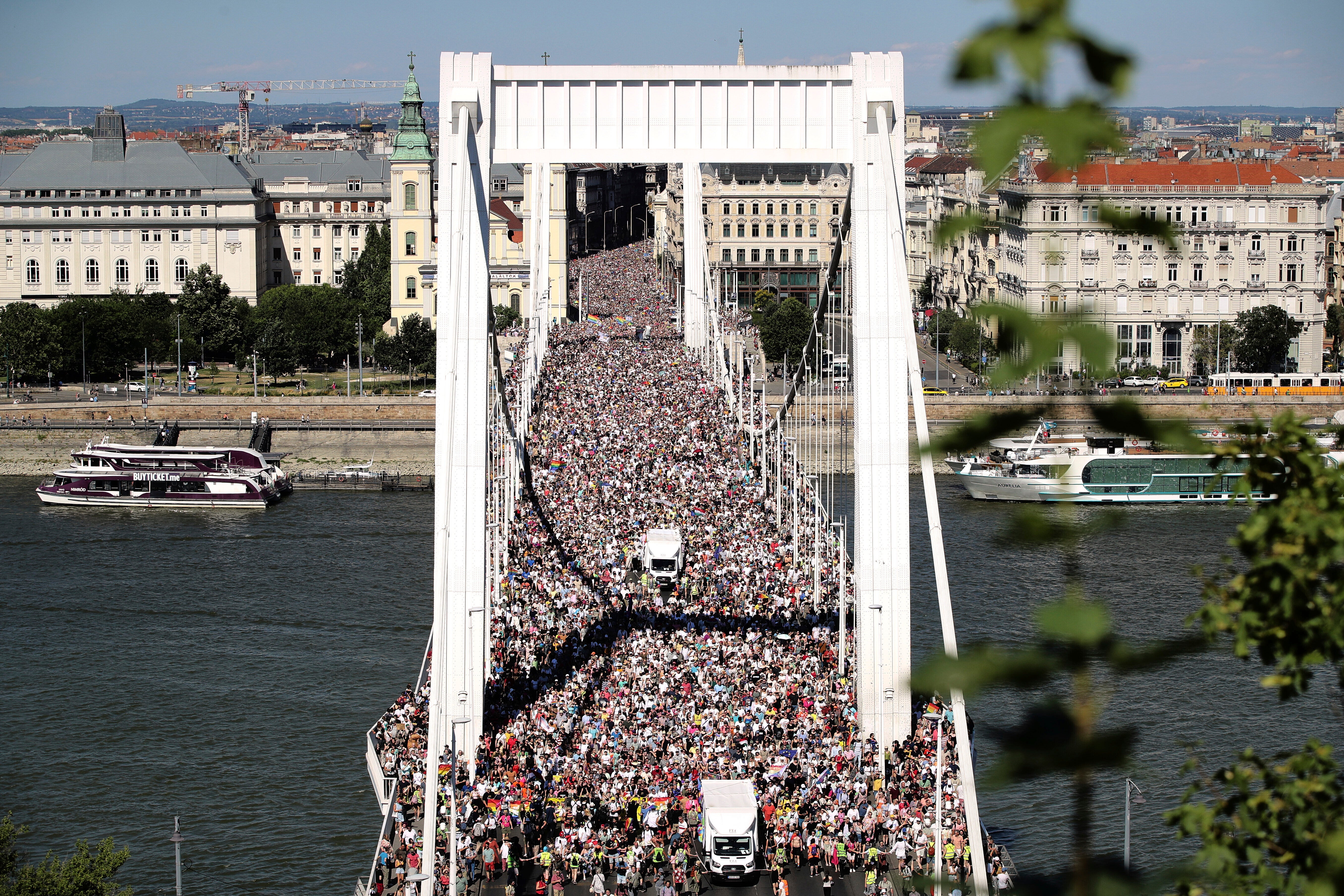 APTOPIX Hungary Pride March