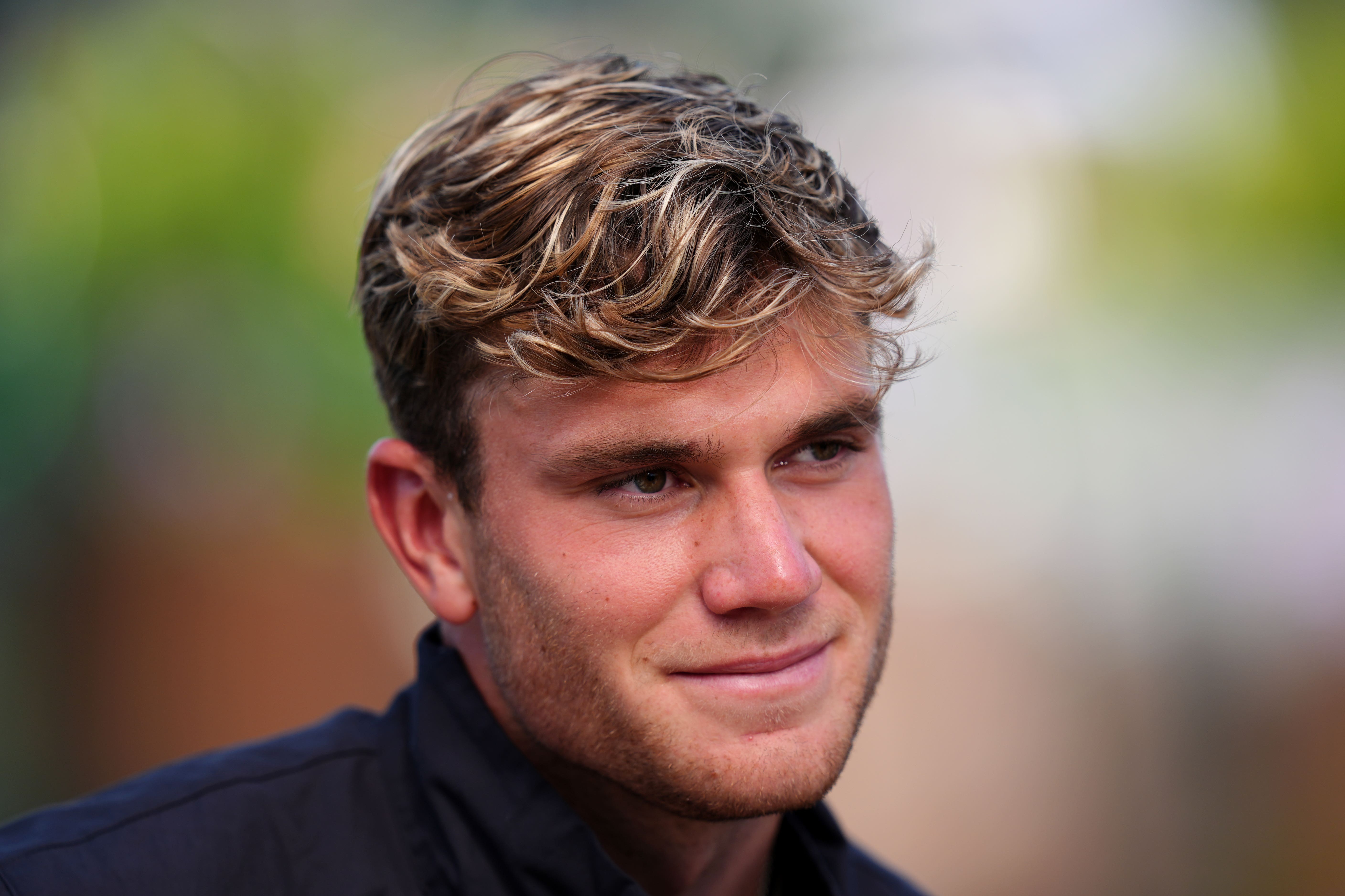Jack Draper speaks to the media at Wimbledon (John Walton/PA)