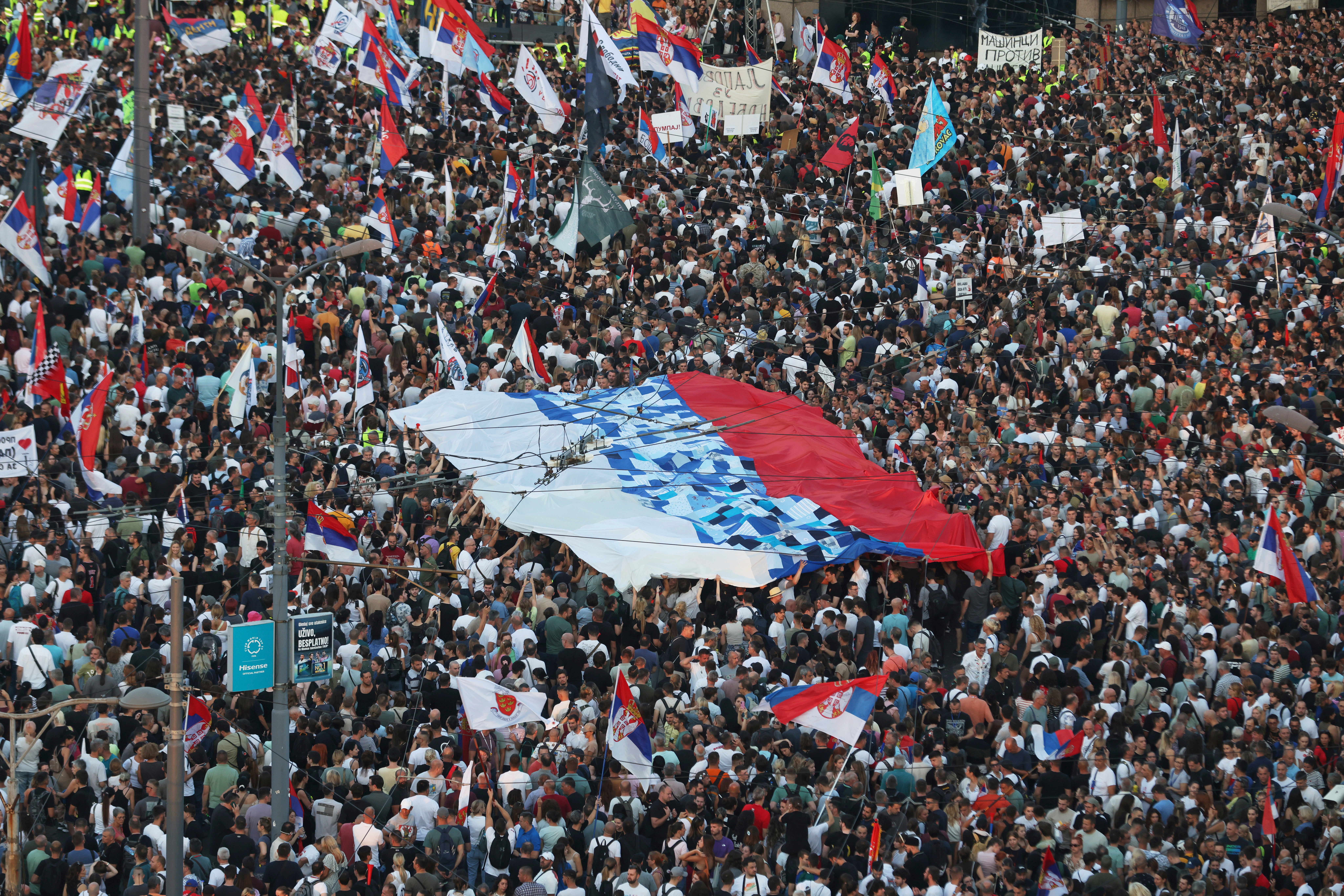 Serbia Protest