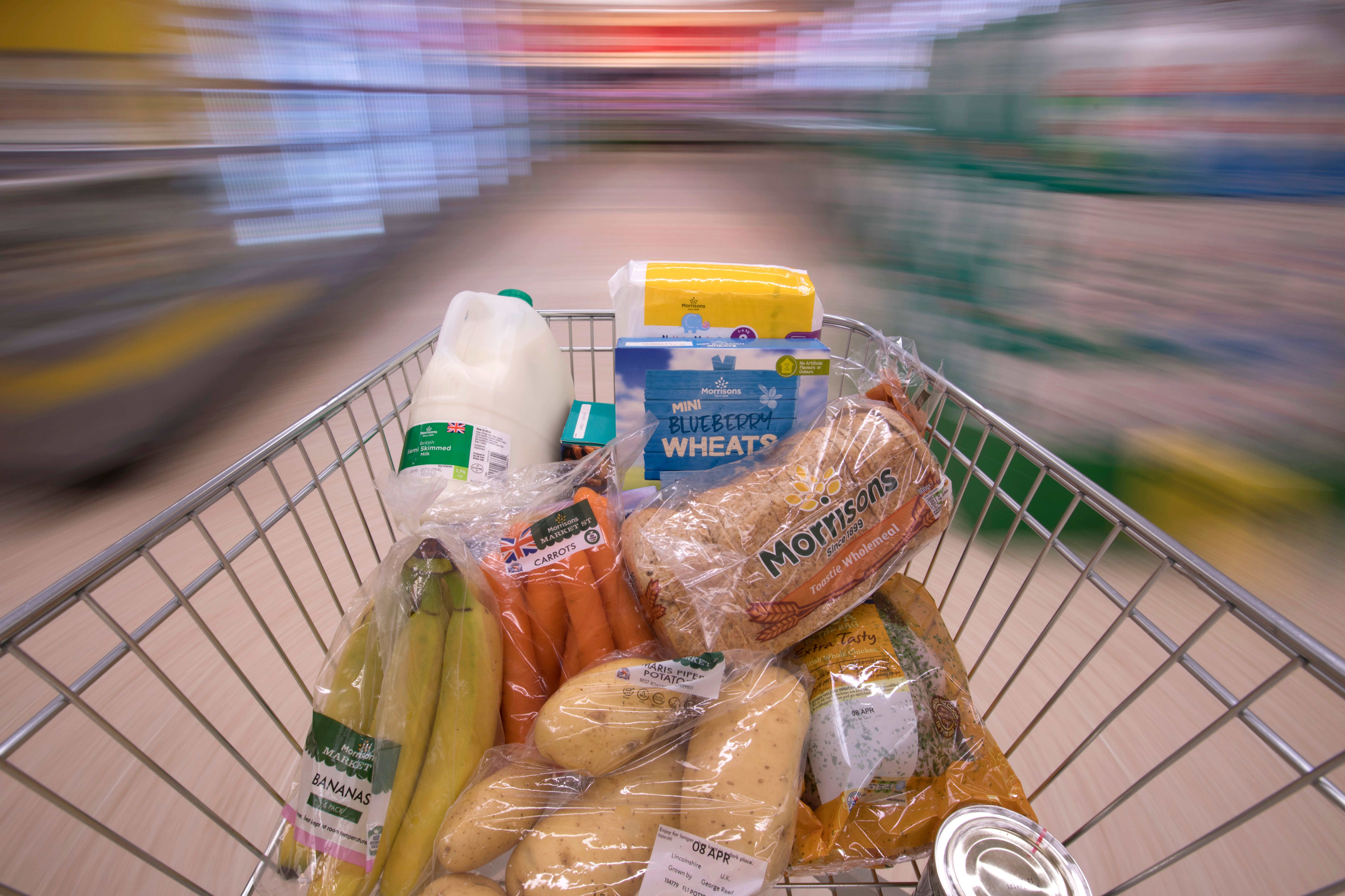 The Government wants to make shopping baskets healthier (Jon Super/PA)