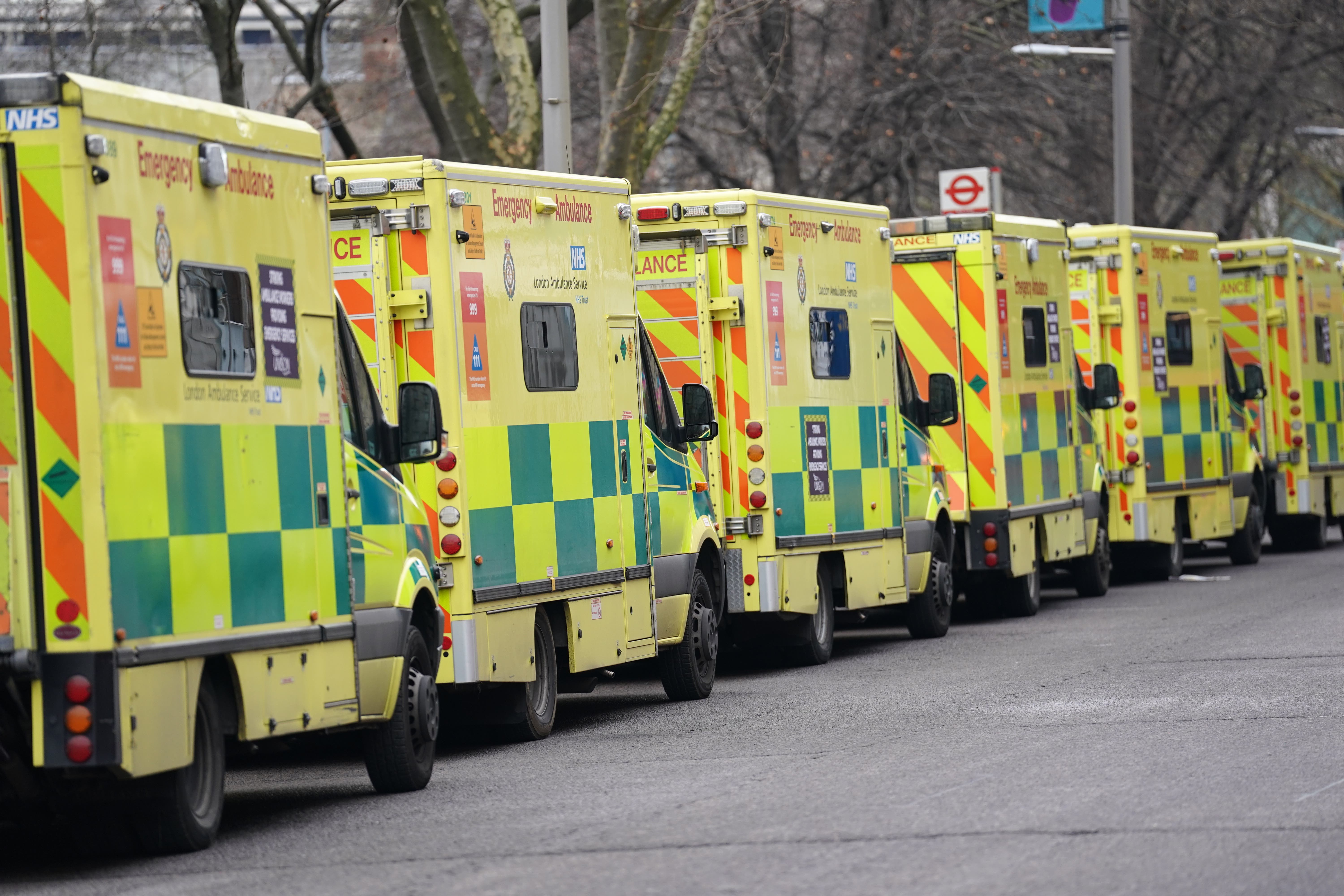 Ambulances (Kirsty O’Connor/PA)