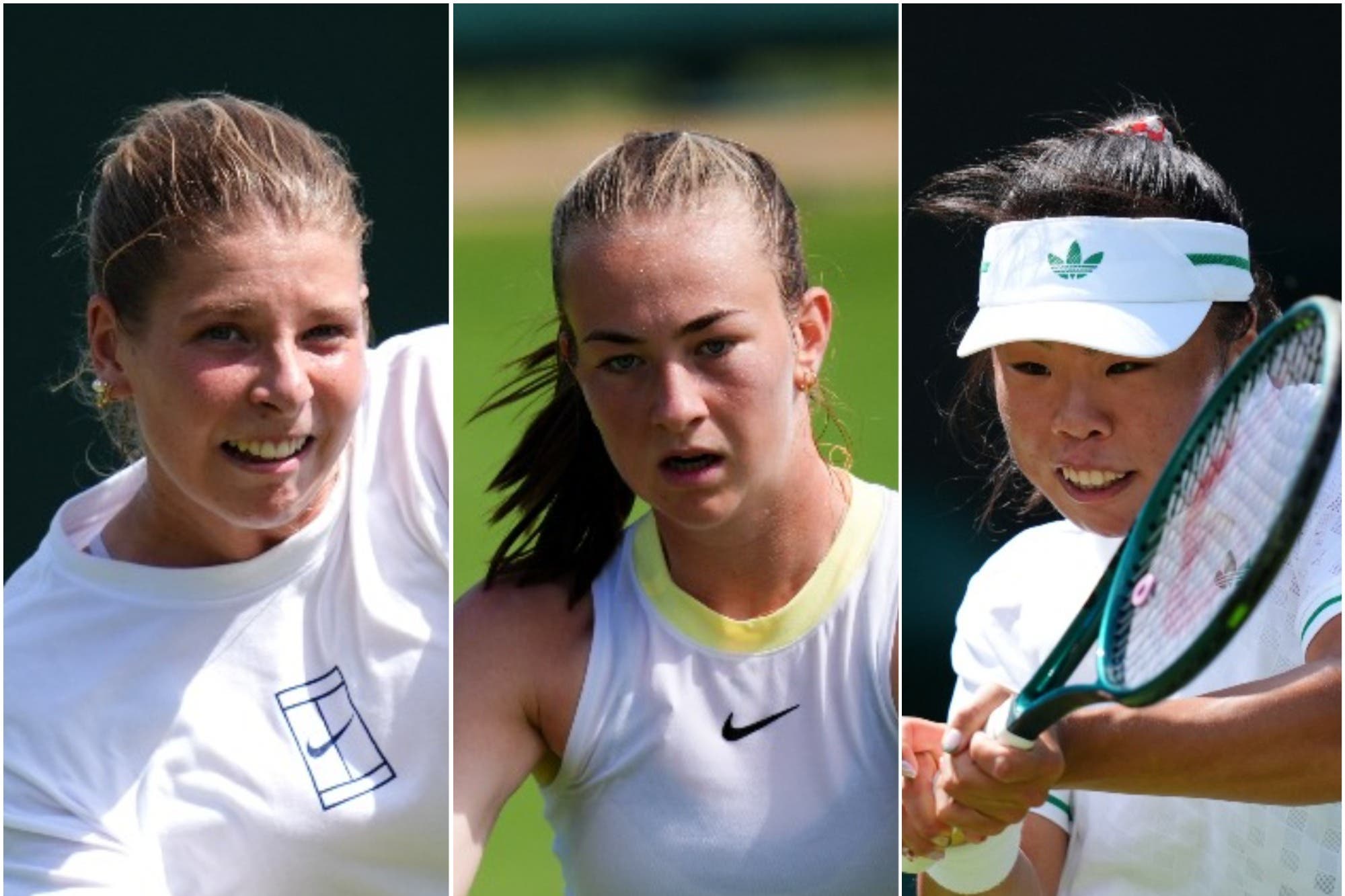 Hannah Klugman, Mika Stojsavljevic and Mimi Xu will make their senior Wimbledon debuts (PA)