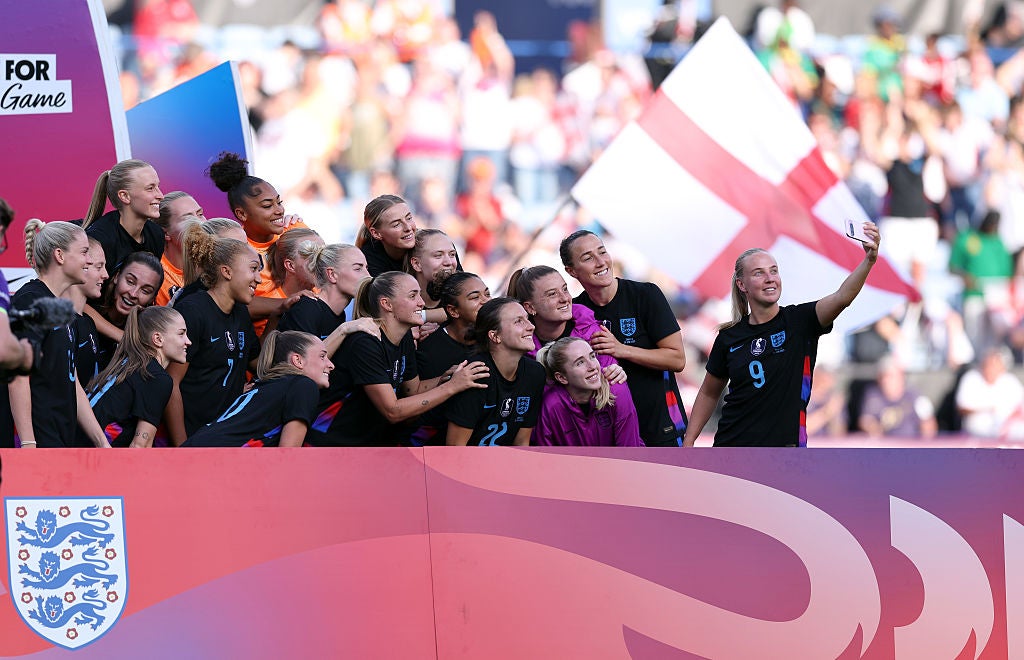 England ‘put on a show’ and send message to rivals in Euro 2025 send-off