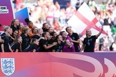 England ‘put on a show’ and send message to rivals in Euro 2025 send-off