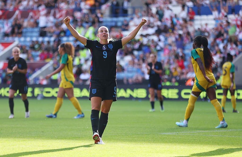 Beth Mead scored England's final goal, a few moments after an injury worry