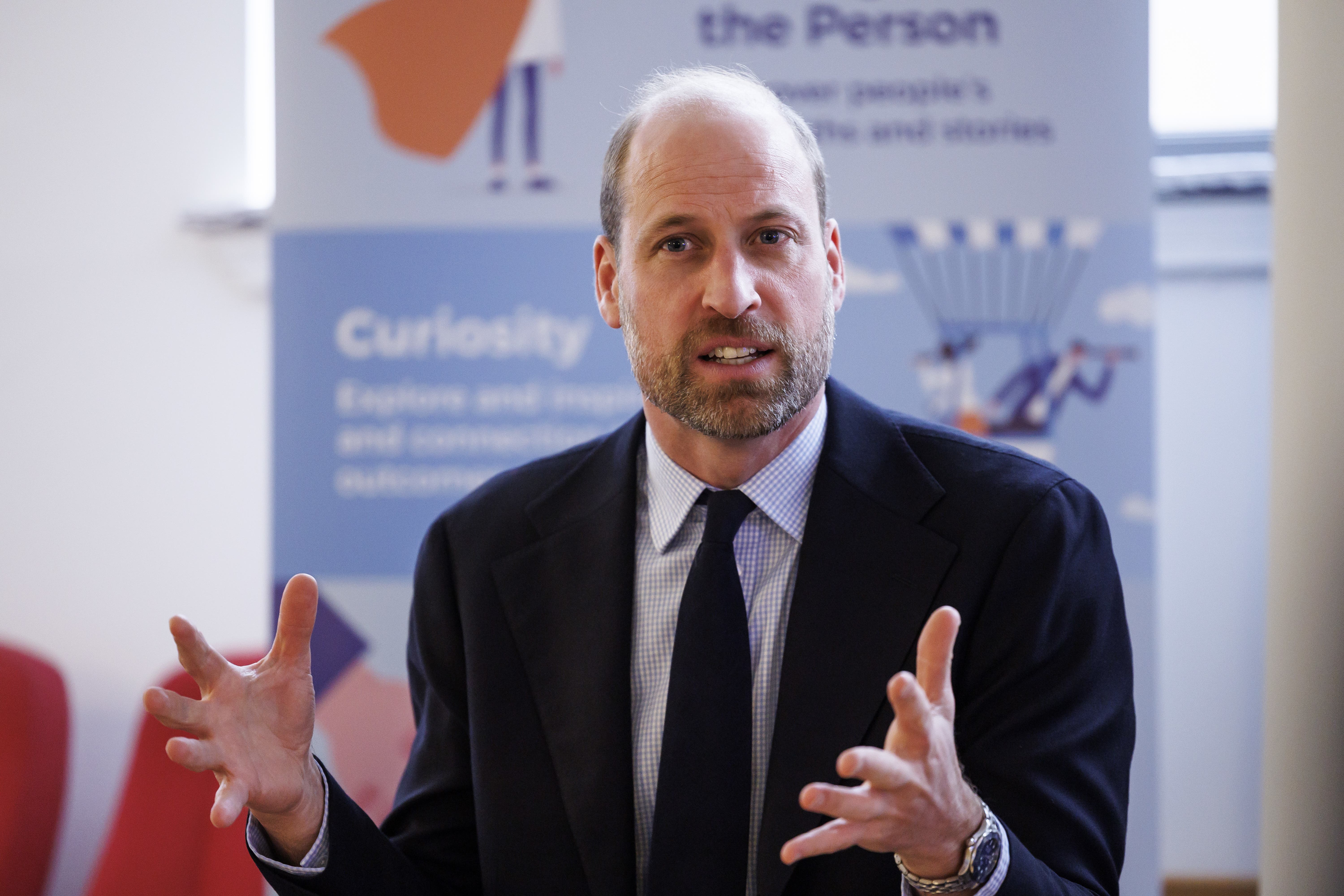 The Prince of Wales during his visit to Homewards Aberdeen Coalition member Aberdeen Foyer in March (Derek Ironside/Daily Mail/PA)