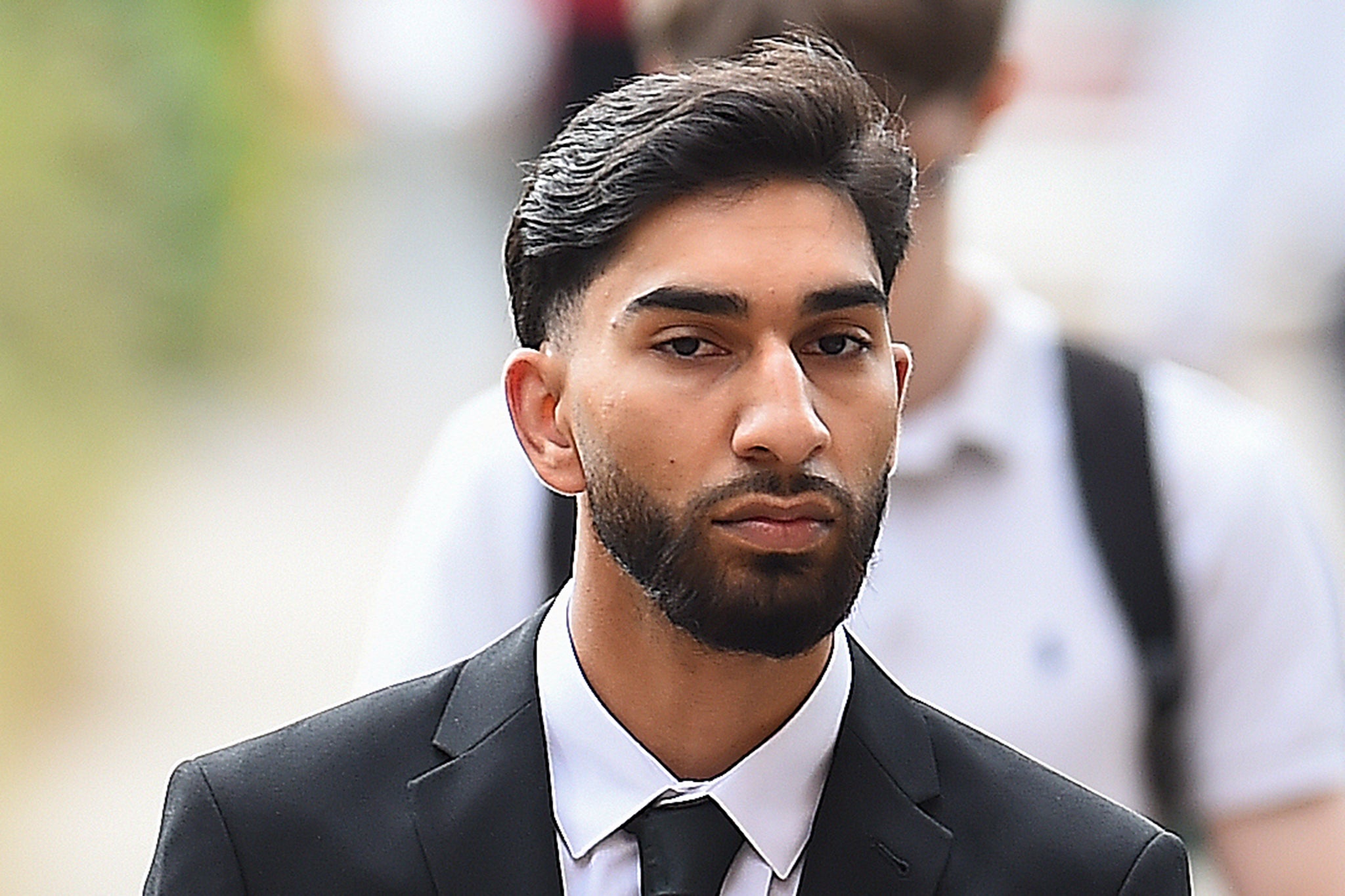 Mohammed Fahir Amaaz arrives at Liverpool Crown Court