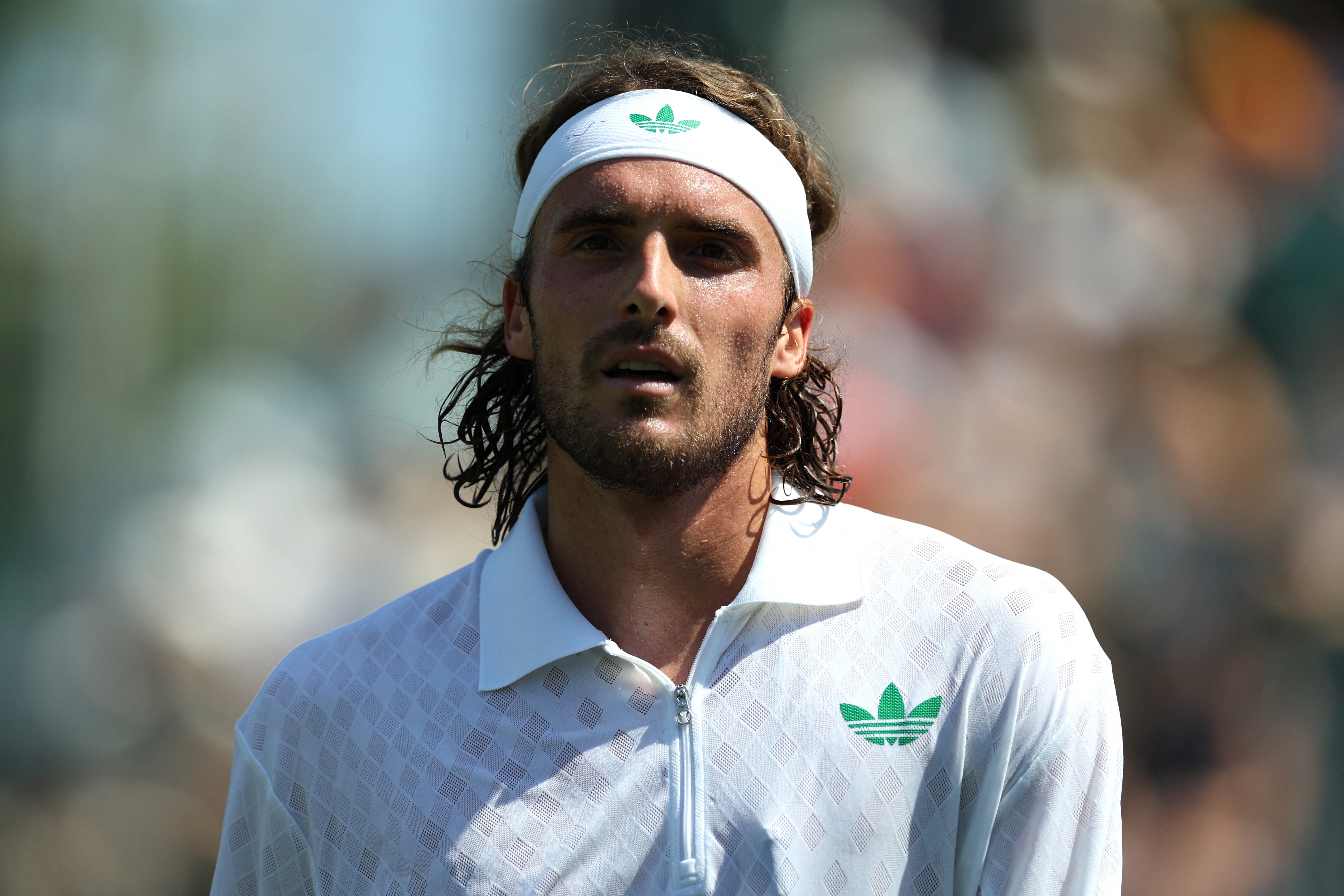 Stefanos Tsitsipas retires injured in Wimbledon first round