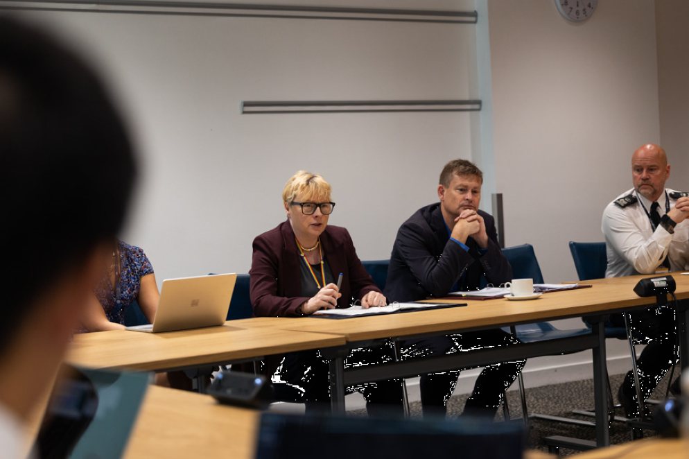 Ministers Dame Angela Eagle and Justin Madders met with Deliveroo, Uber Eats and Just Eat bosses to discuss illegal working