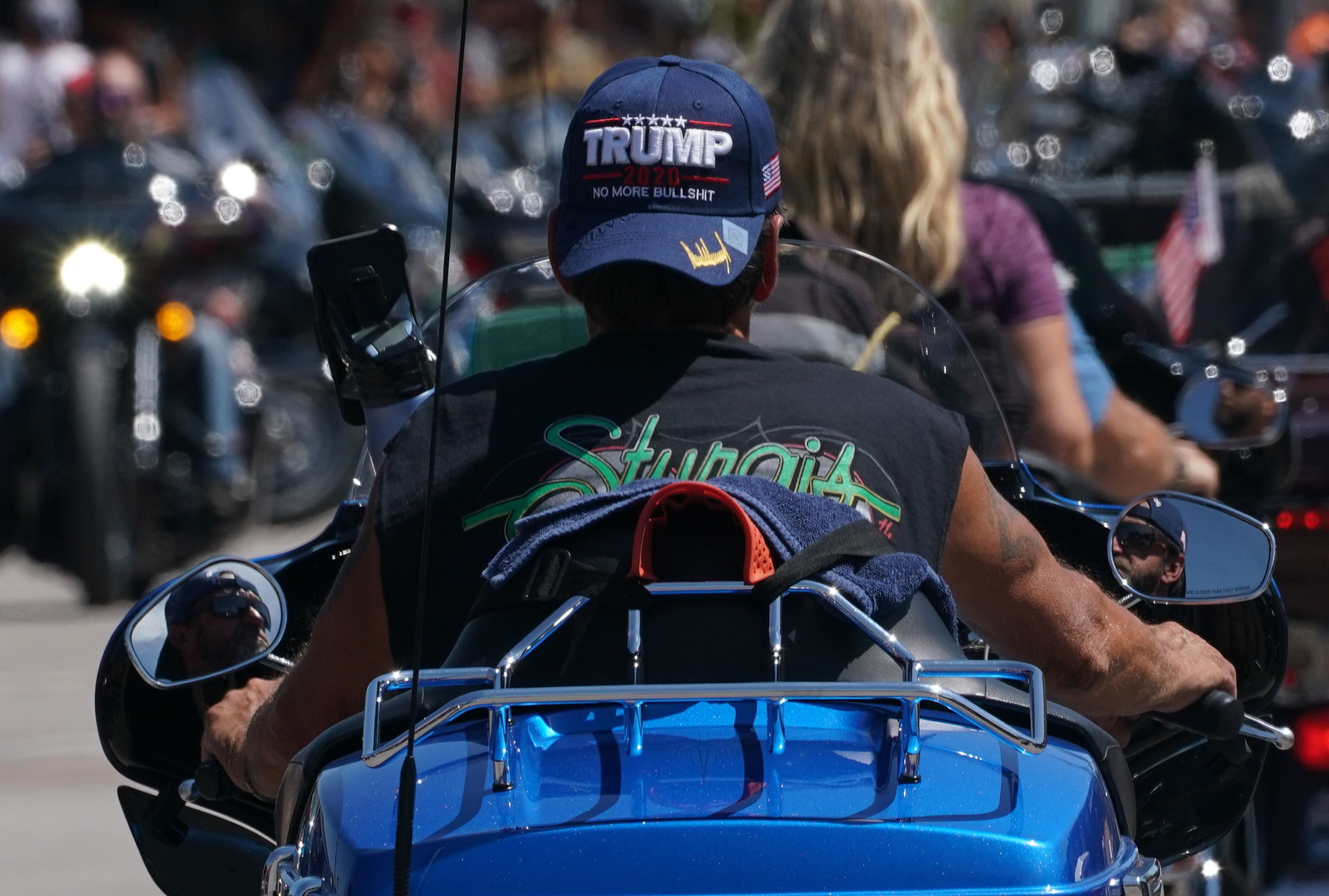 The event, which causes small-town Sturgis to swell with tens of thousands of visitors, is held each year on the Buffalo Chip campground