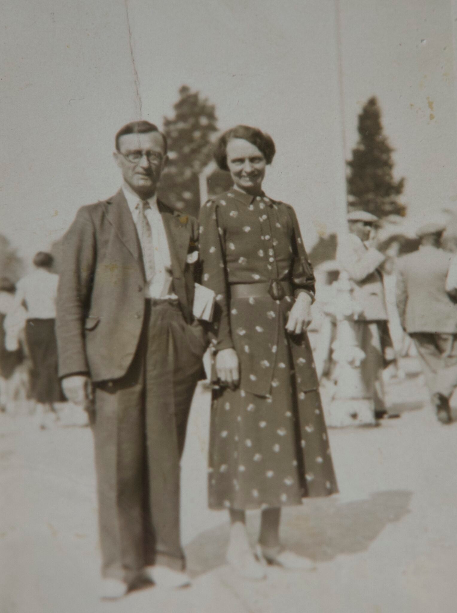 Louisa Dunne with her husband Ted