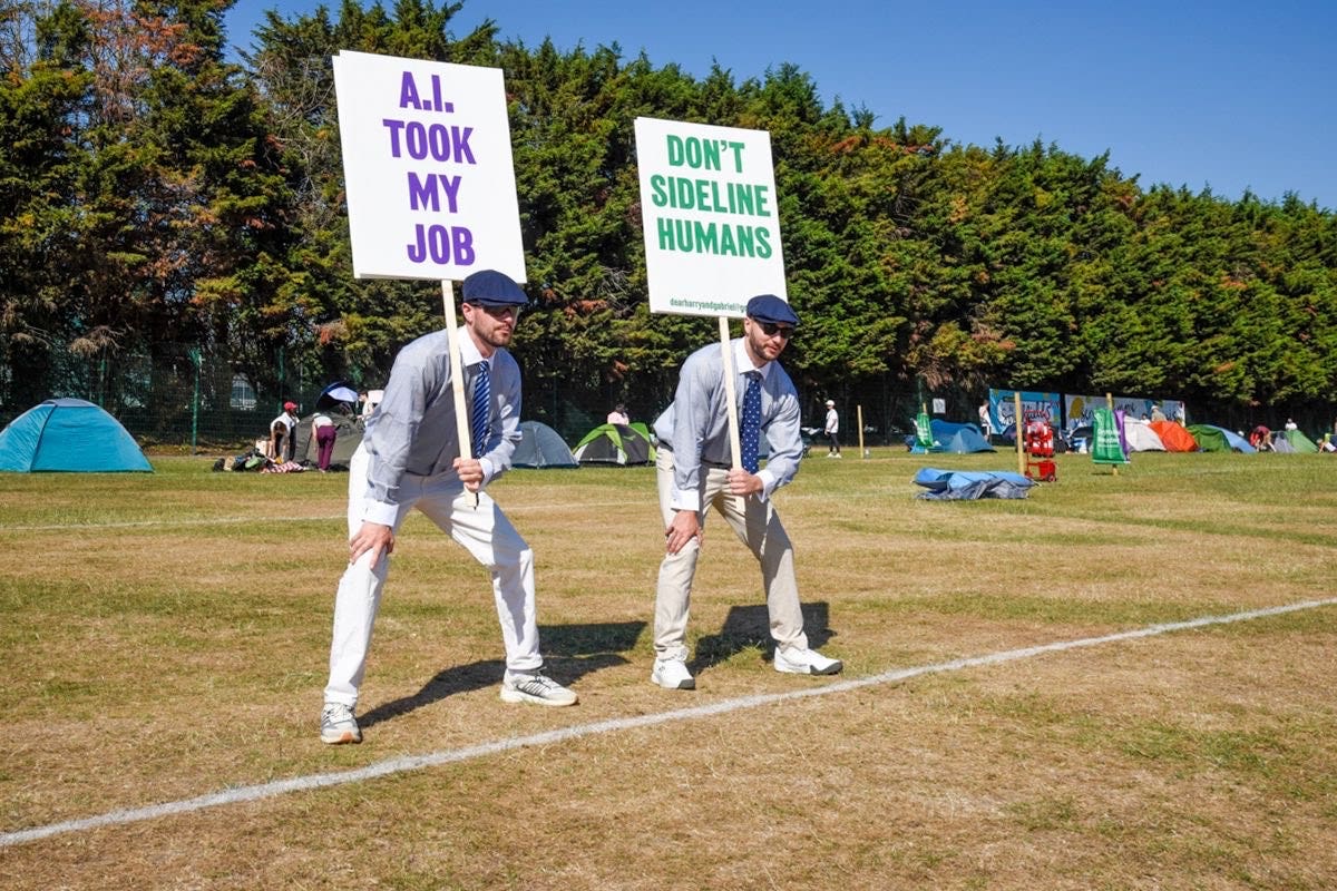 Undated handout photo of students Gabriel Paul, 26, (left) from Battersea, and Harry Robson, 27, from Marlow (Alan Burles/PA)