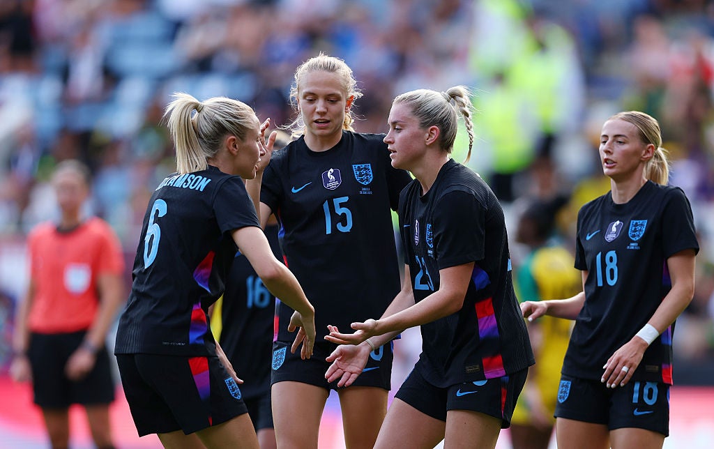 Leah Williamson, Alessia Russo and Chloe Kelly all started the Champions League final win over Barcelona