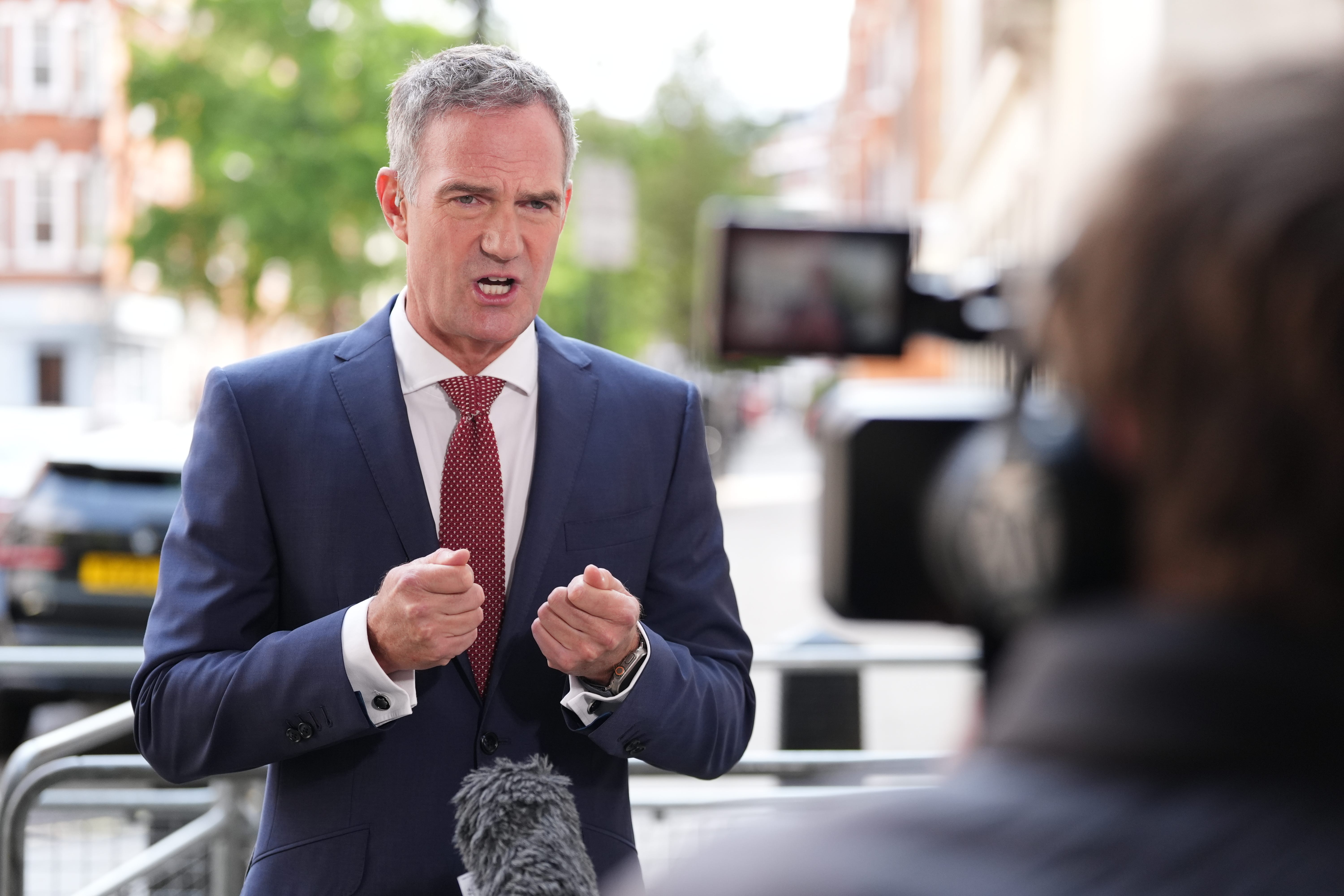 Peter Kyle said the new Gov.uk app would help ‘do away with clunky paper forms’. (Jonathan Brady/PA)