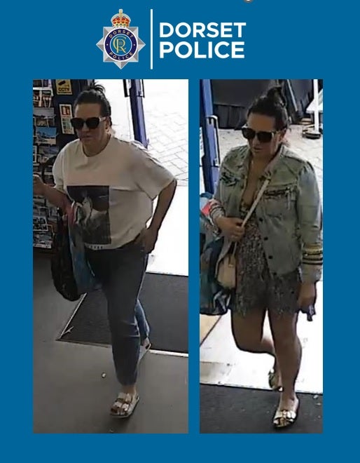 Dorset Police have issued images of a woman they would like to identify in relation to two thefts of Jellycat toys at a bookshop in Christchurch